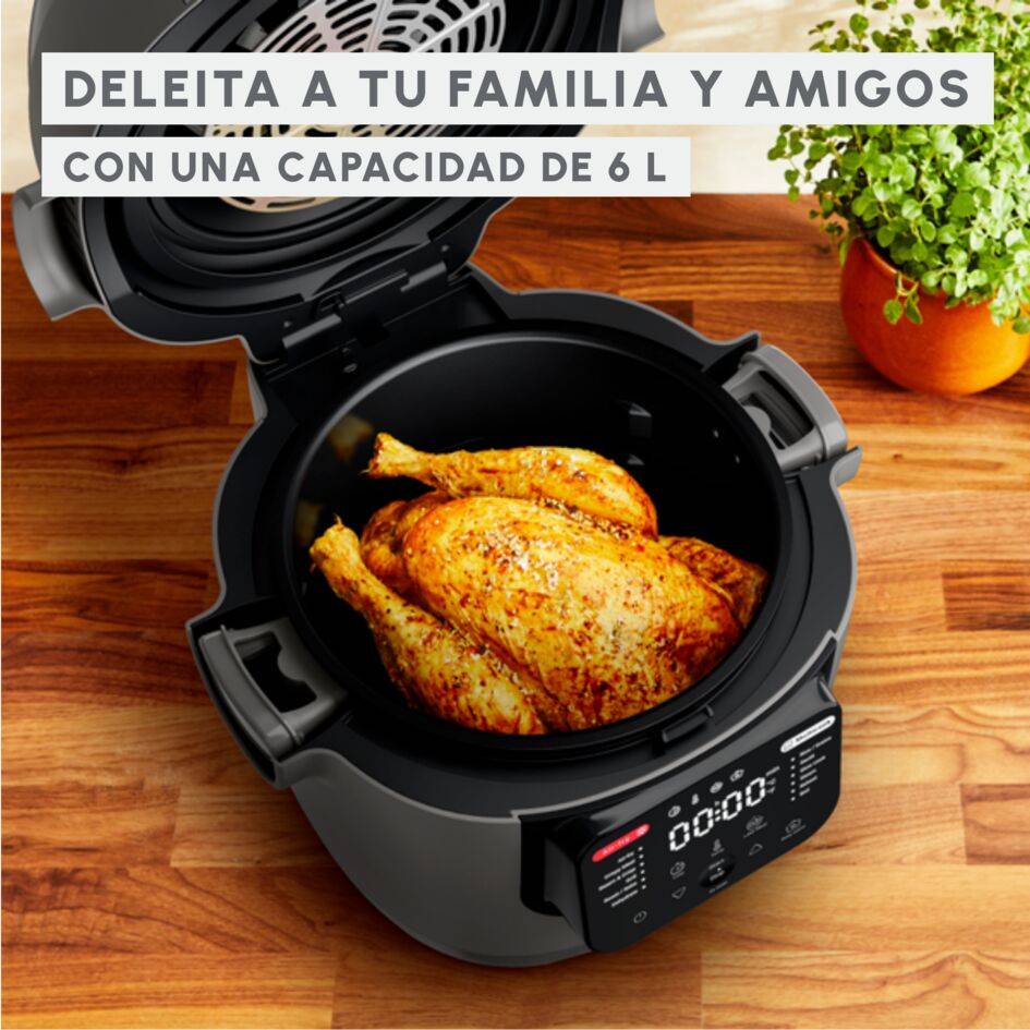 Multicook & Fry, Freidora de aire y robot de cocina, 12 programas automáticos, Resultados crujientes