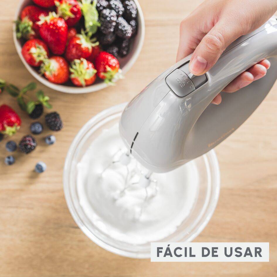 Easy Max, Batidora amasadora, 300 W, Compacta, Mezclas homogéneas, Preparación rápidas de salsas