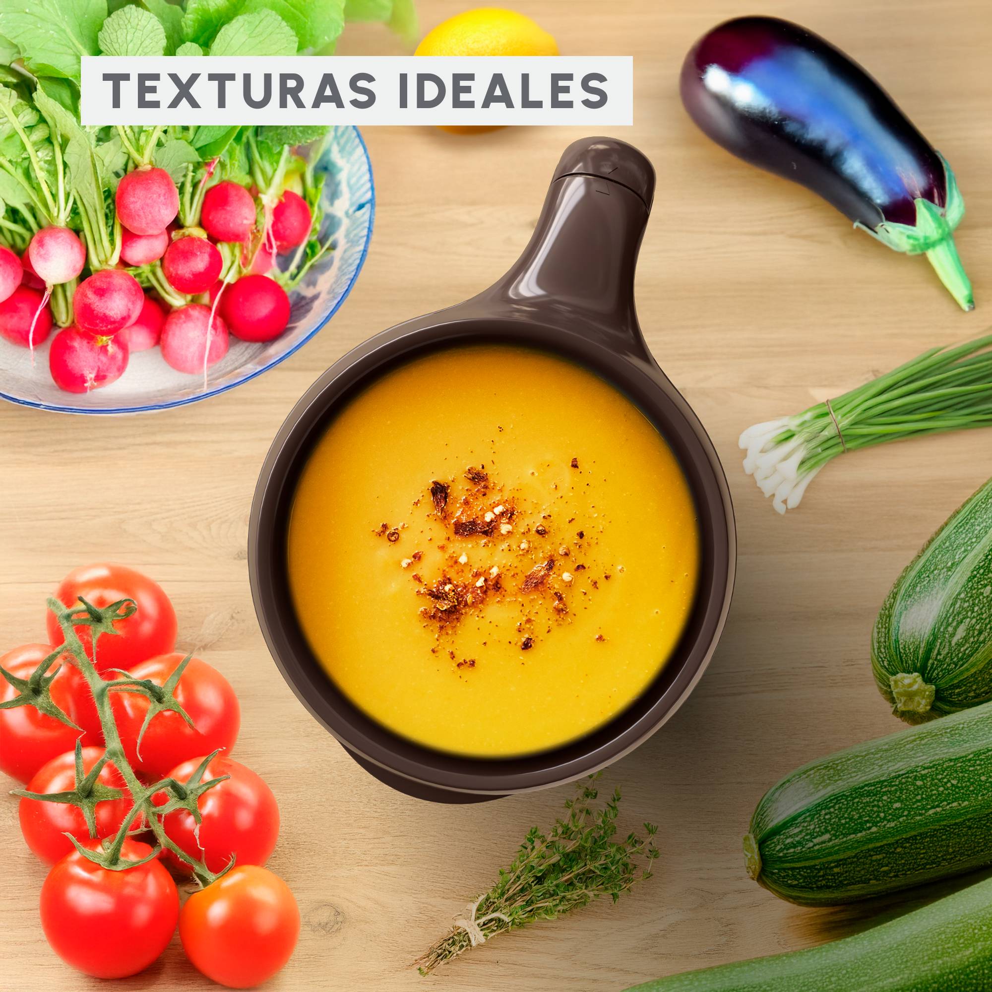 Multisoup, Robot para hacer sopa, 1,2 L, 850 W, 6 programas culinarios, 6 cuchillas