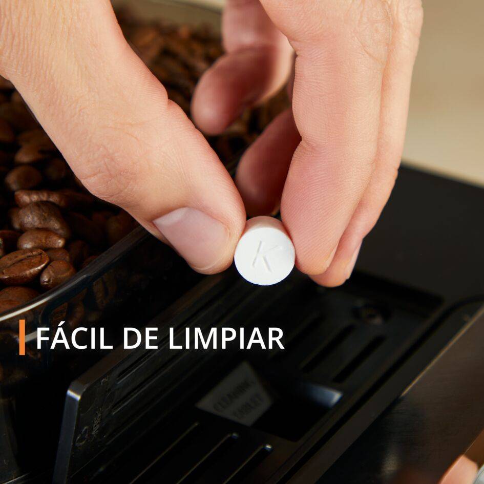Sensation, Cafetera Superautomática, Panel táctil, 5 recetas automáticas, Espumador de leche