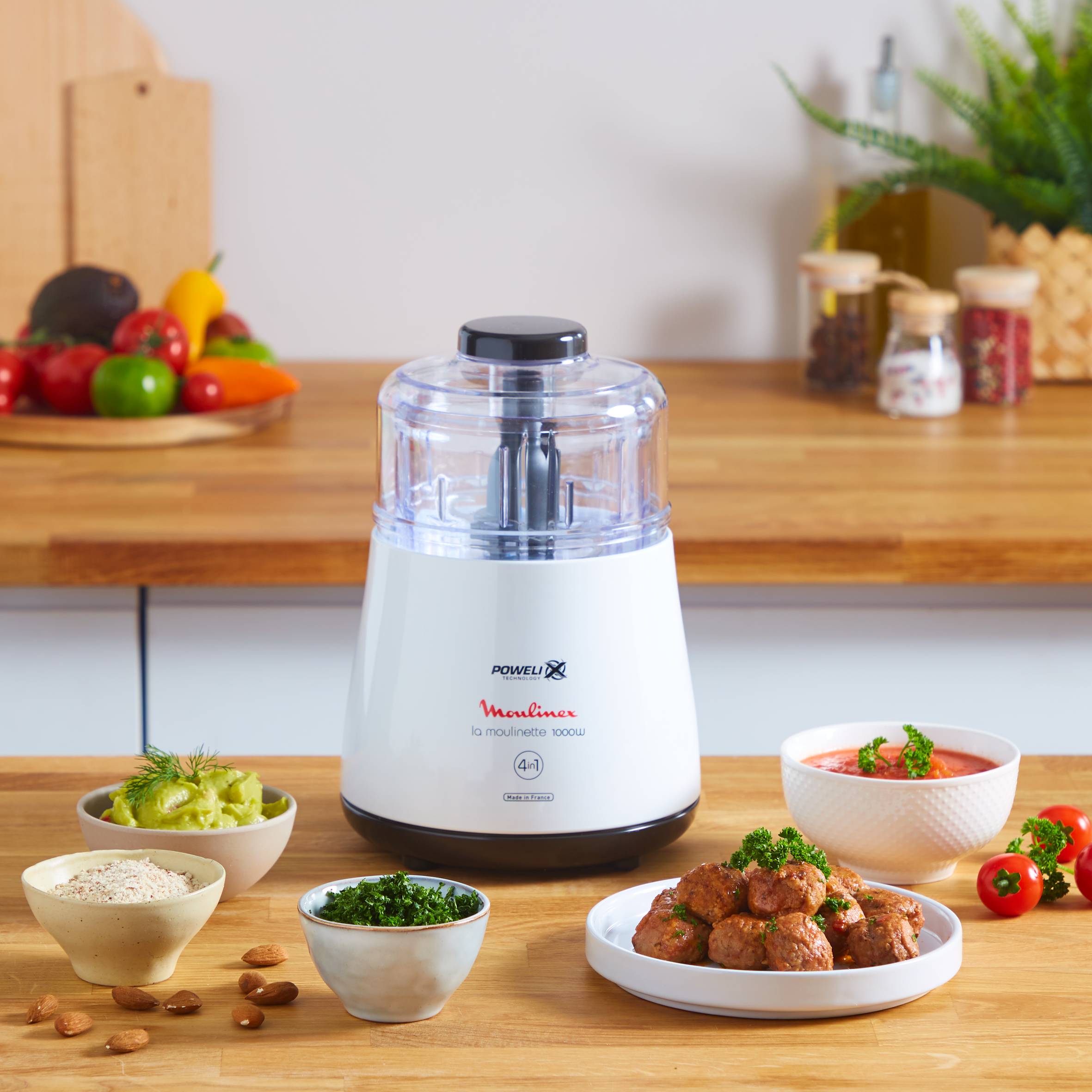 La Moulinette, Picadora, 4 en 1, 1000 W, 500 ml