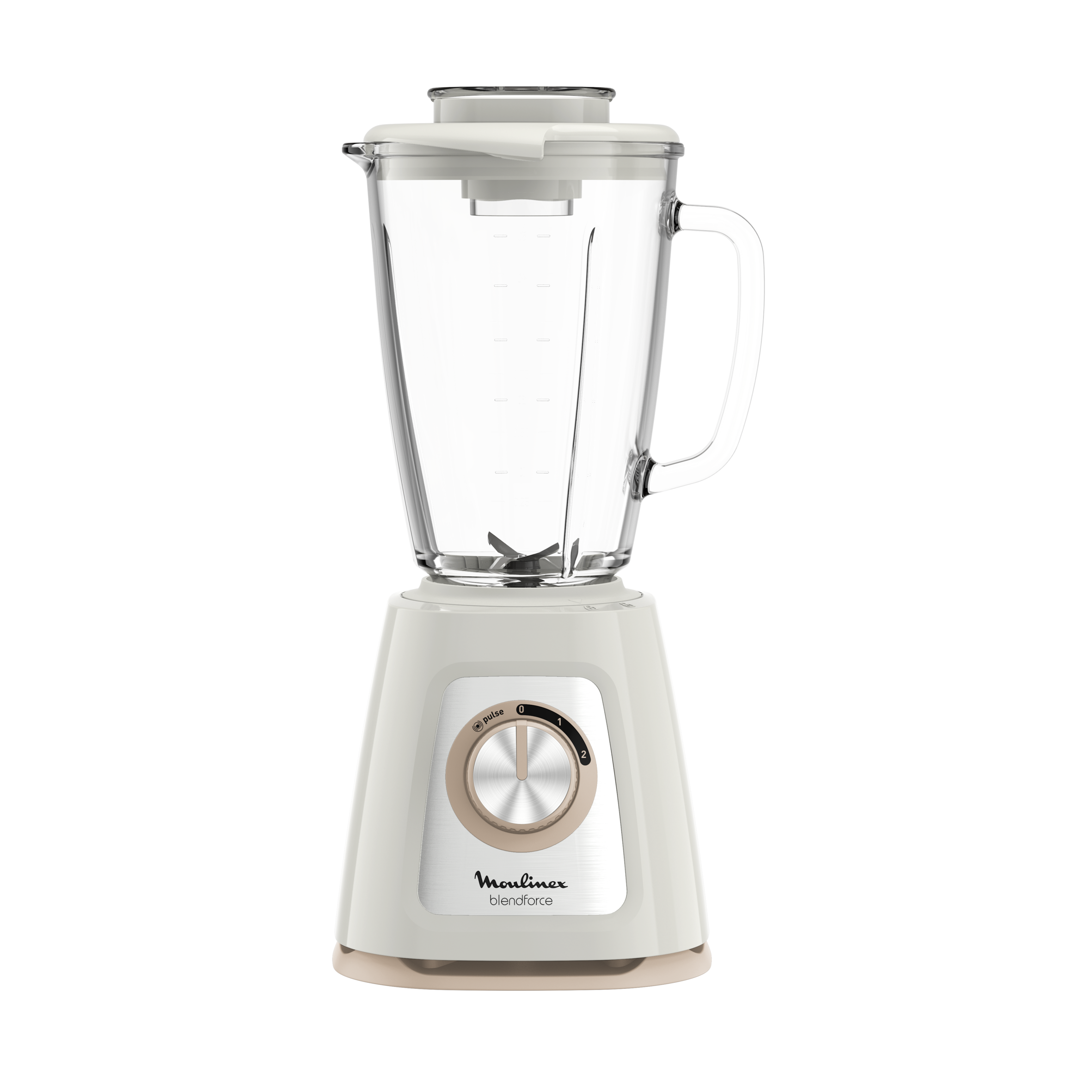 Blendforce, Batidora de vaso, Controles intuitivos, Diseño innovador, Color crema