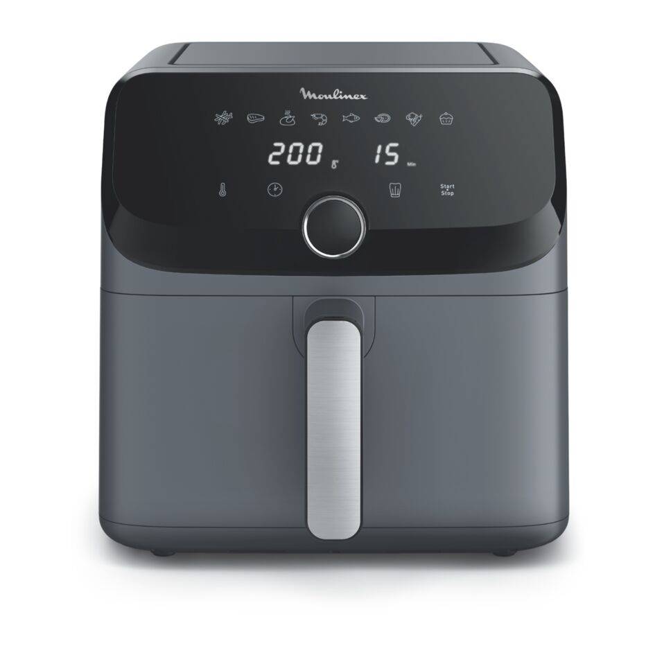 Easy Fry Mega, Freidora de aire, Capacidad Extragrande de 7 L, 8 Programas