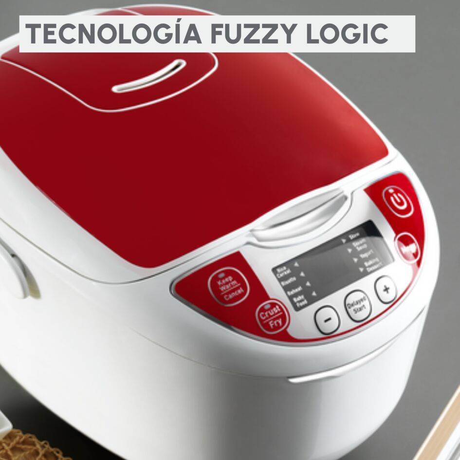 Fuzzy Led, Robot de Cocina, Blanco y Rojo