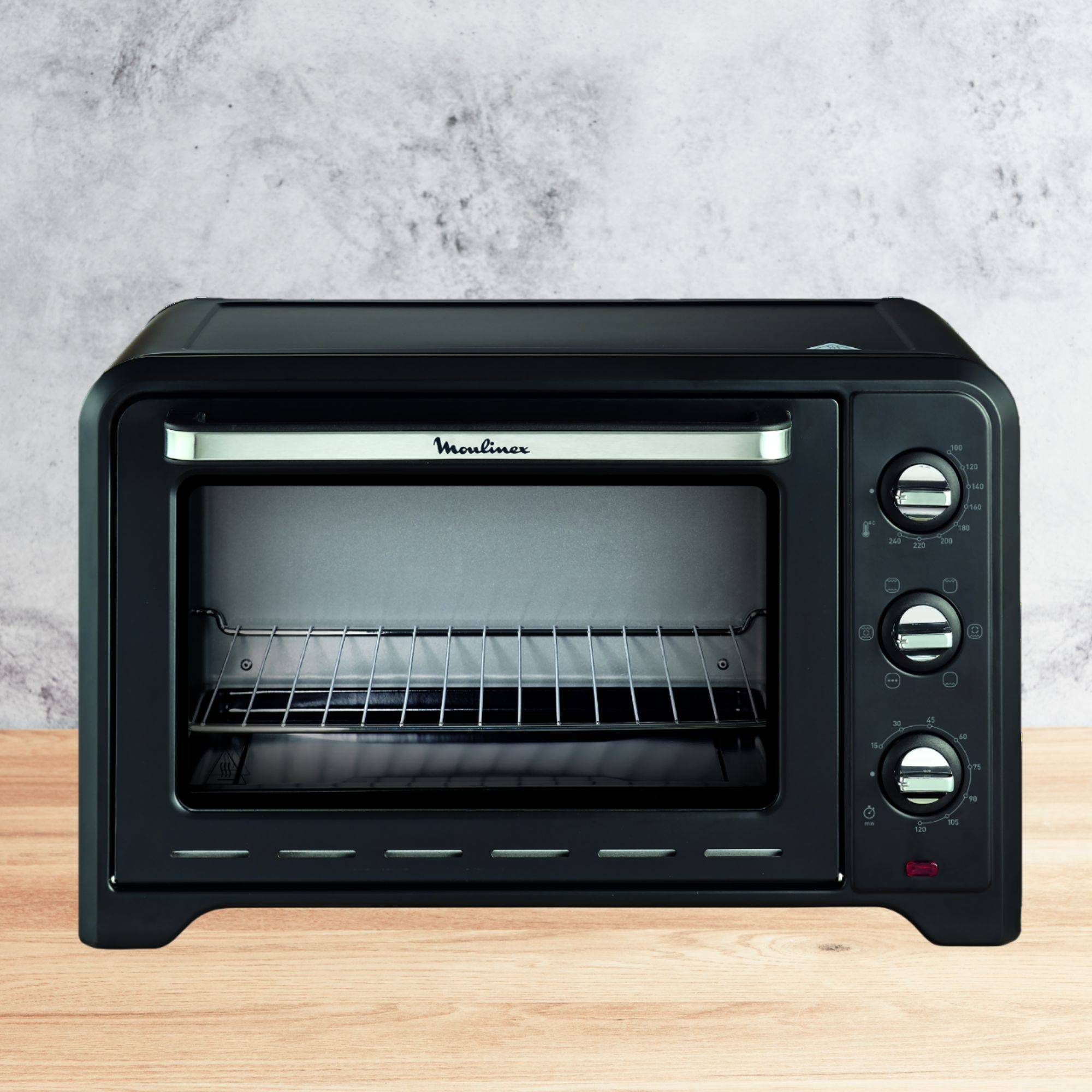 Optimo, Horno Portátil, 39 L, Negro