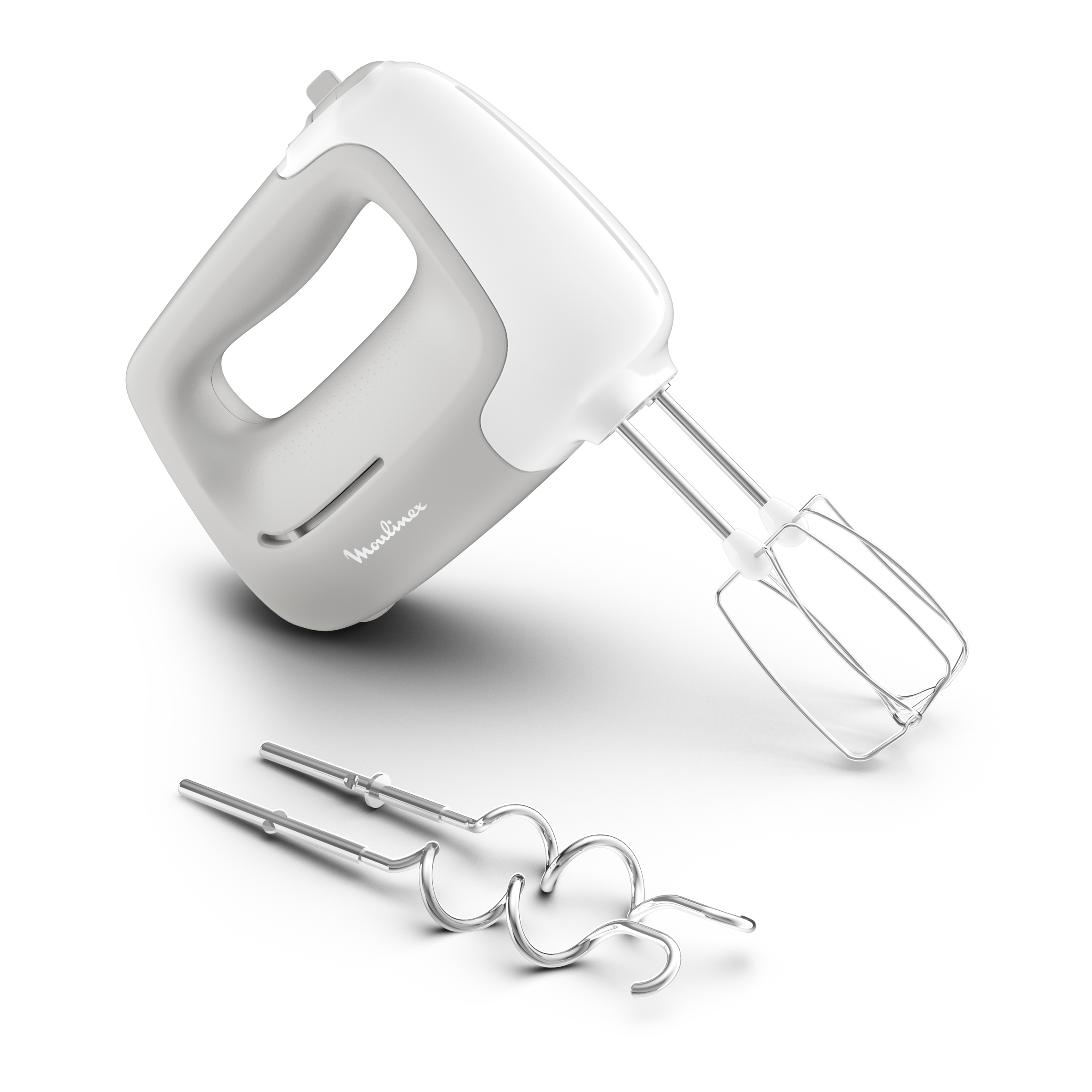 Prep'Mix, Batidora de varillas, Amasadora, 450 W, 5 velocidades, 2 varillas, 2 ganchos de amasar, Acero inoxidable, Ergonómica