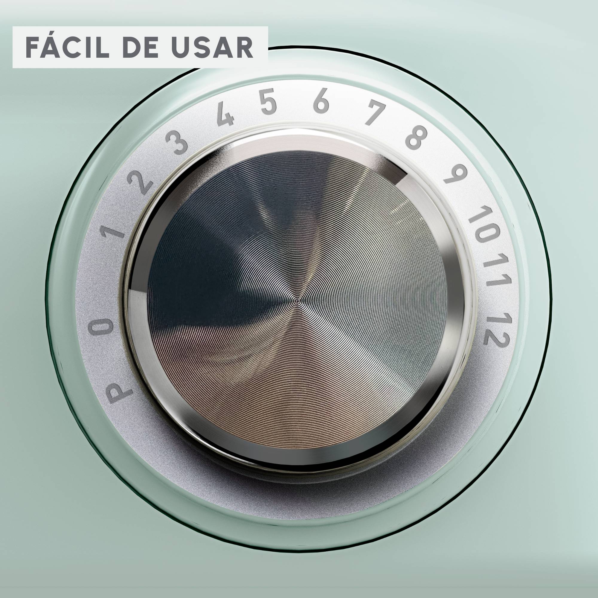 Bake Easy, Robot de repostería, Amasadora,12 velocidades, Compacta, Fácil de usar, Accesorios incluidos