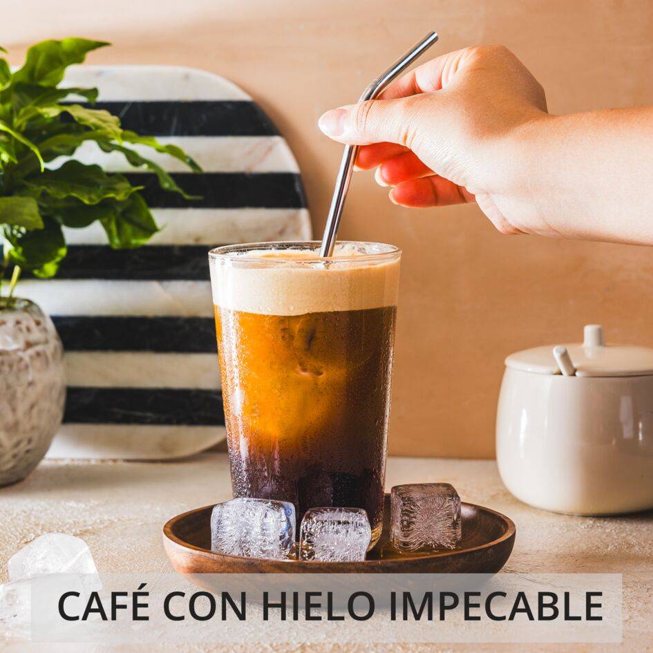 Intuition Experience Hot&Cold, Cafetera Superautomática, Pantalla táctil , 36 Recetas, Jarra de leche, Titanio