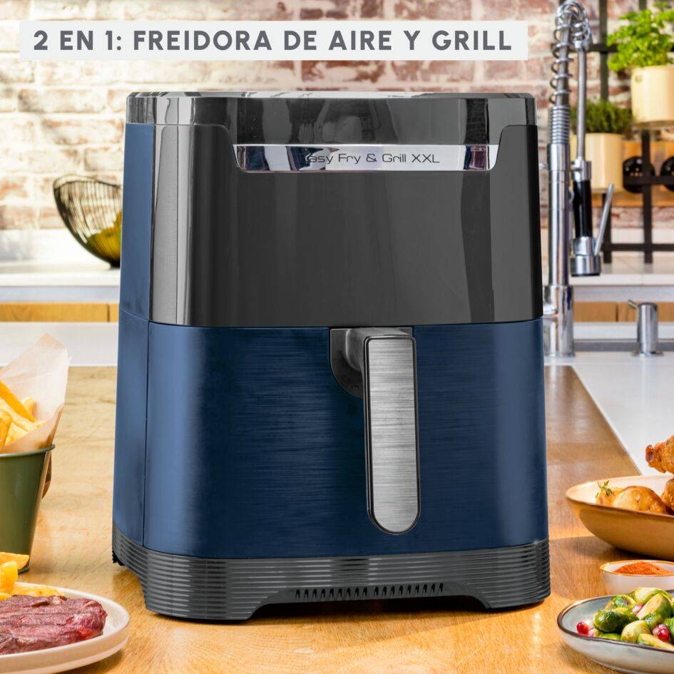 Easy Fry & Grill XXL, Freidora de aire, Azul oscuro