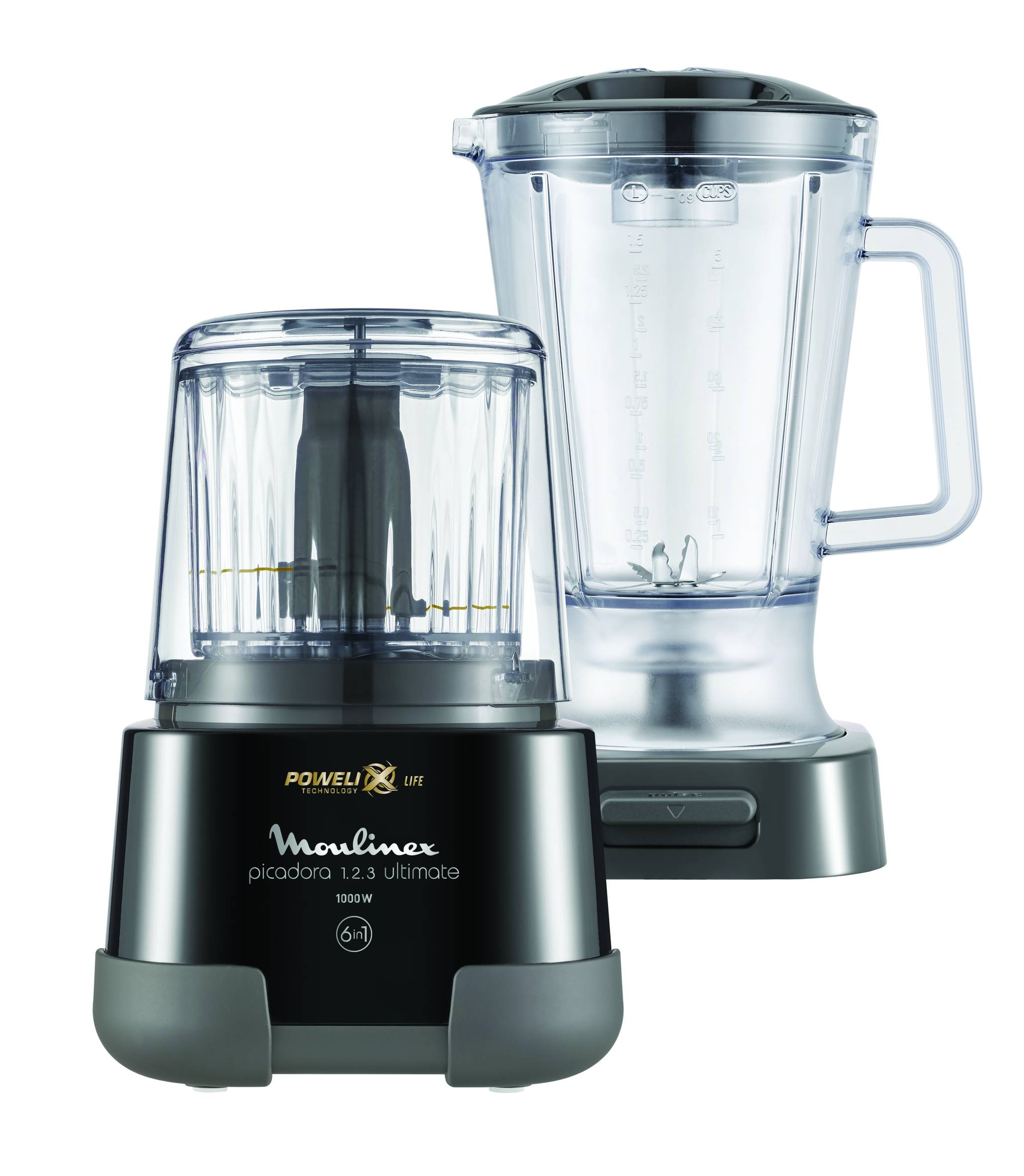 LA PICADORA 1,2,3 ULTIMATE 1000 W + BATIDORA DE VASO