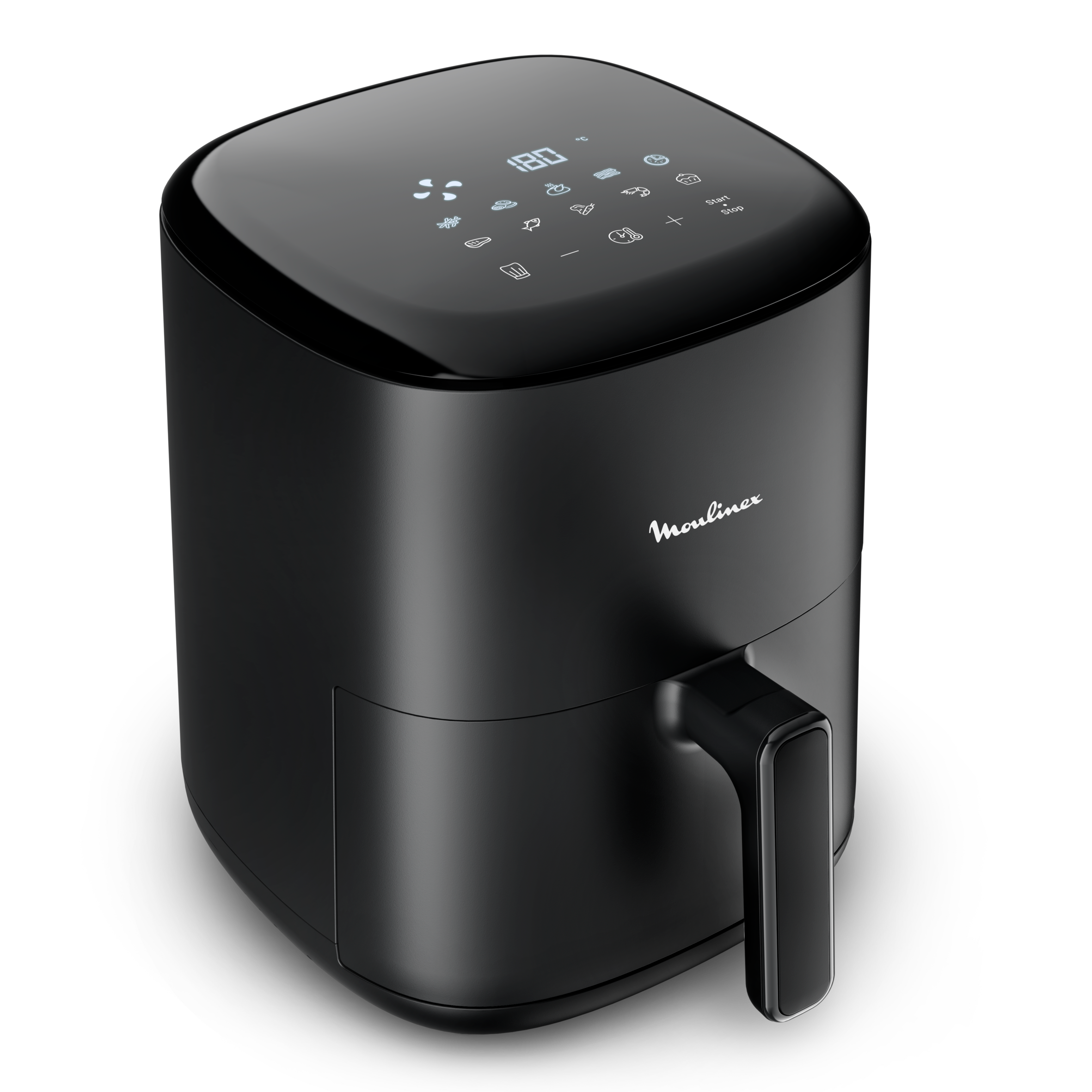 Easy Fry Compact, Freidora de aire, 3L, Negro 