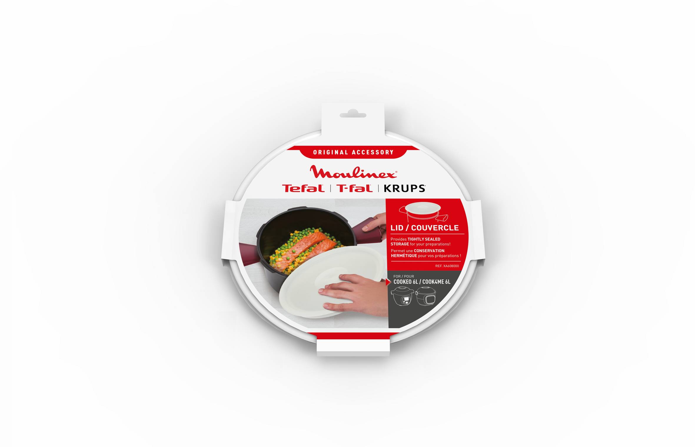 Tapa de conservación para cubeta Cookeo XA608000