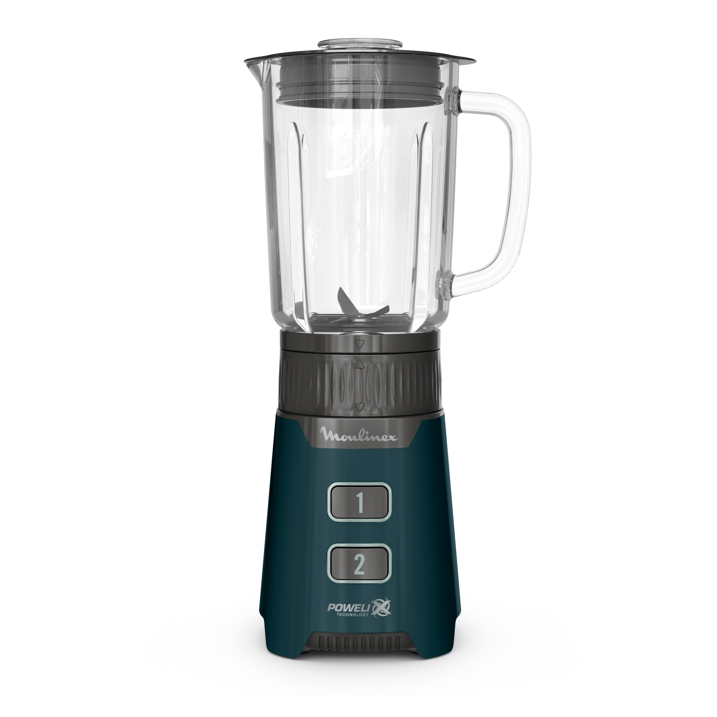 Minimix, Batidora de Vaso de Cristal, 400 W, Botella para Llevar, Compacta, Potente