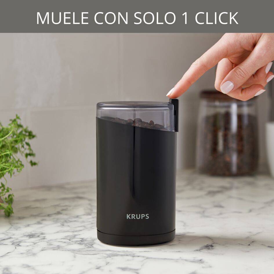 Molinillo de Café Eléctrico, 200W, Cuchillas de Acero Inoxidable, Molido Rápido y Uniforme, Capacidad 75 g, Fácil de Usar, Seguro y Versátil