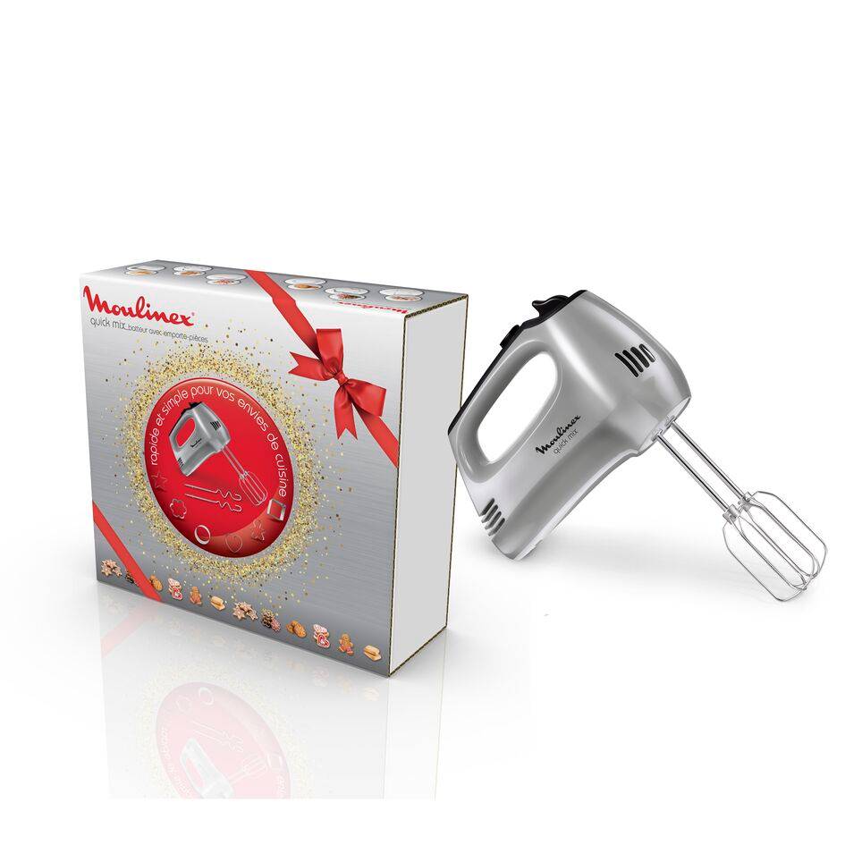 QUICK MIX PLATEADA + 6 MOLDES DE GALLETAS