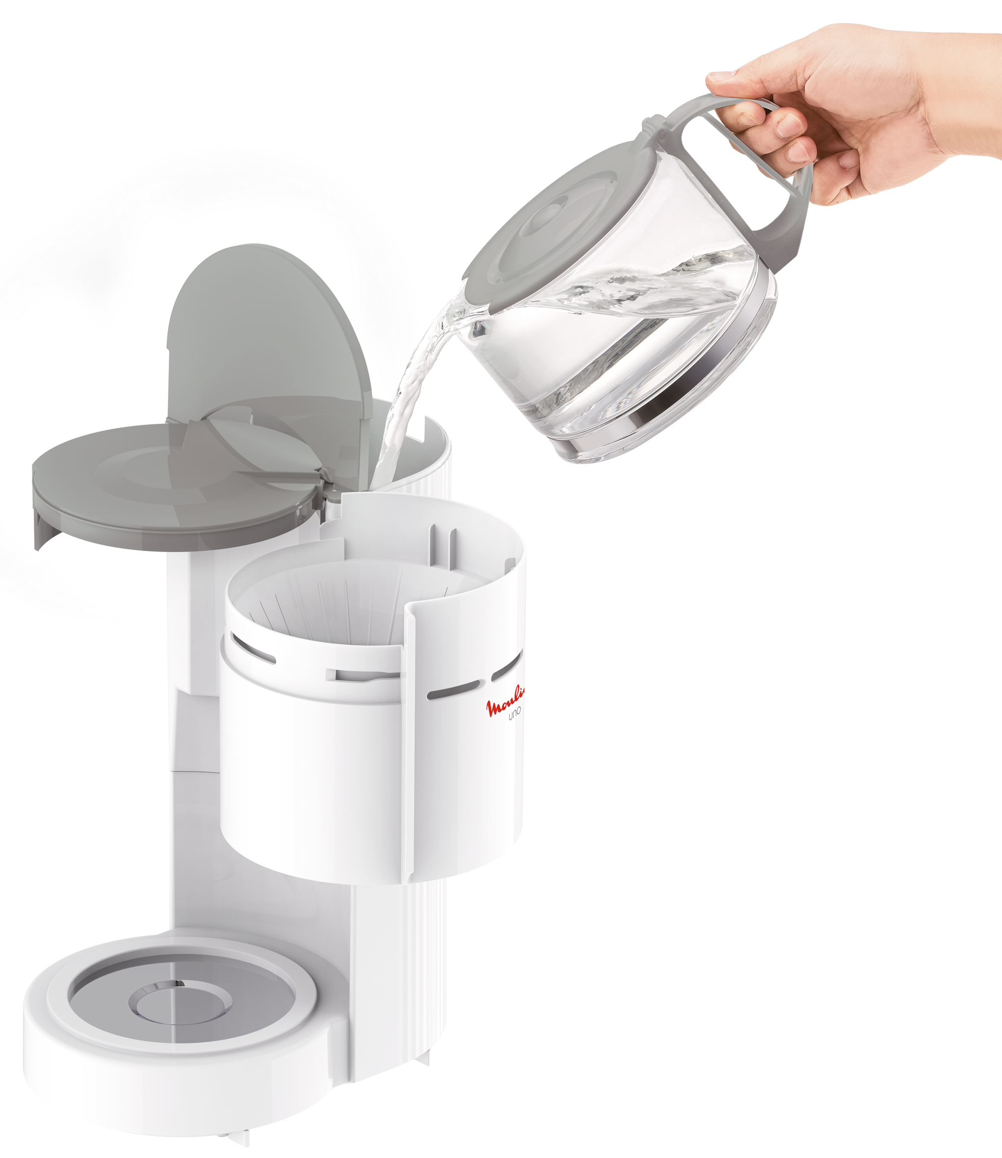 CAFETERA UNO BLANCA 10-12 TAZAS