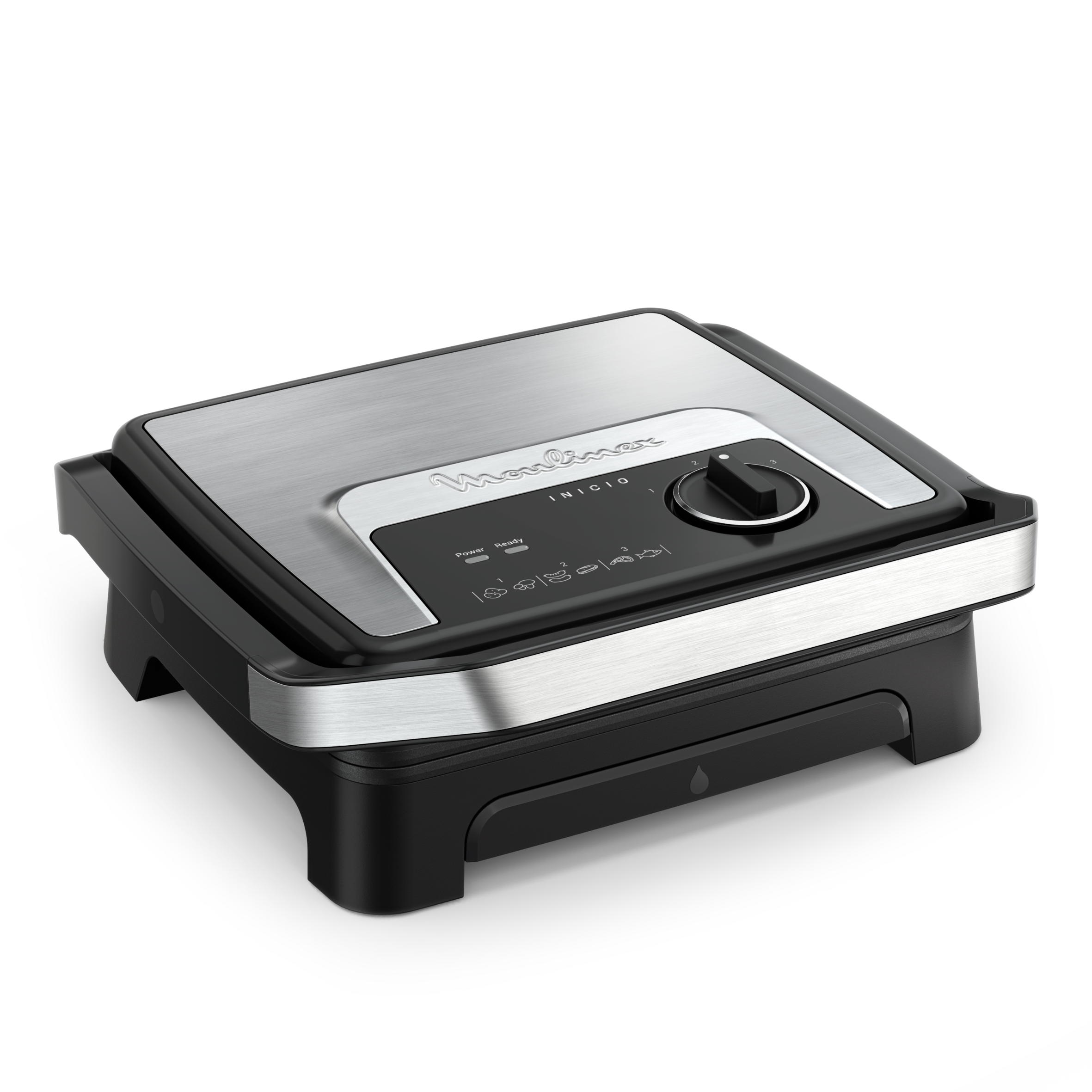 Inicio Adjust, 2 en 1 Grill & Sandwichera, Termostato Regulable, 2000 W