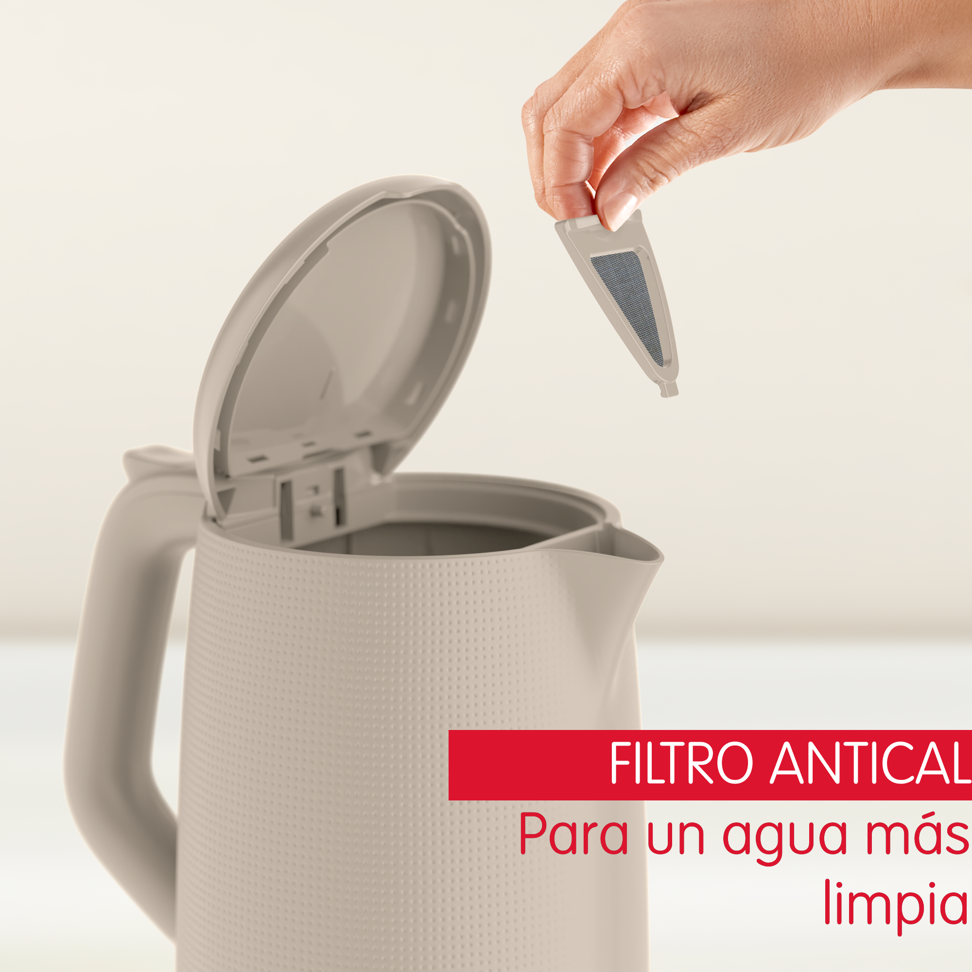 Morning, Hervidor, Beige, 1.7 L