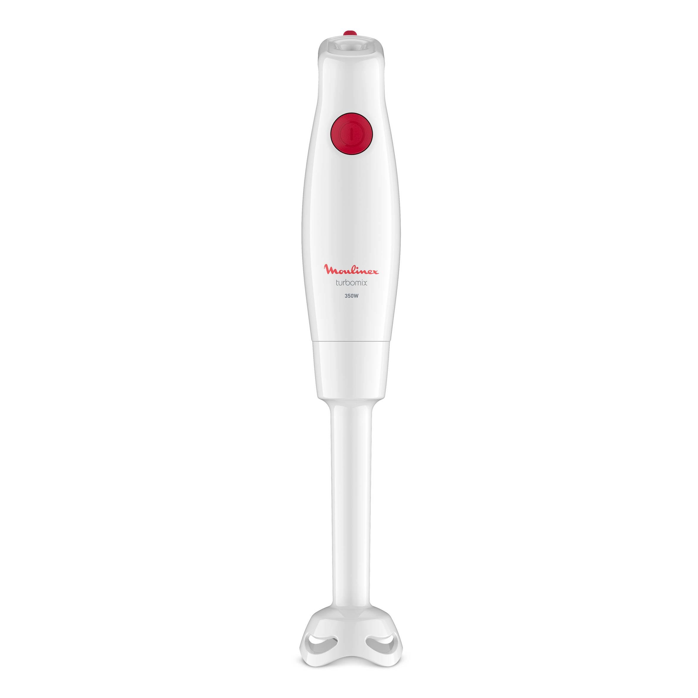 Turbomix, Batidora de mano, 350 W, Cuchillas Zelkrom, Asa ergonómica, Protección antisalpicaduras