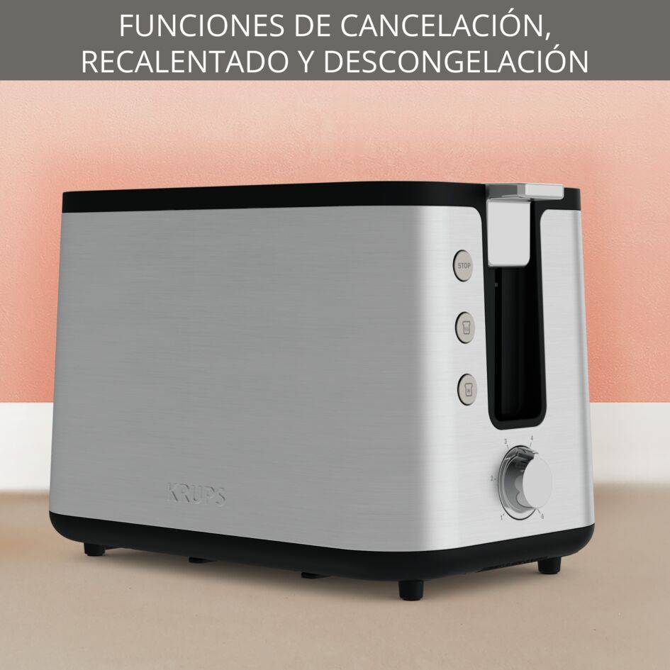 Control Line, Tostador, 2 ranuras, 850 W, 6 niveles de tostado