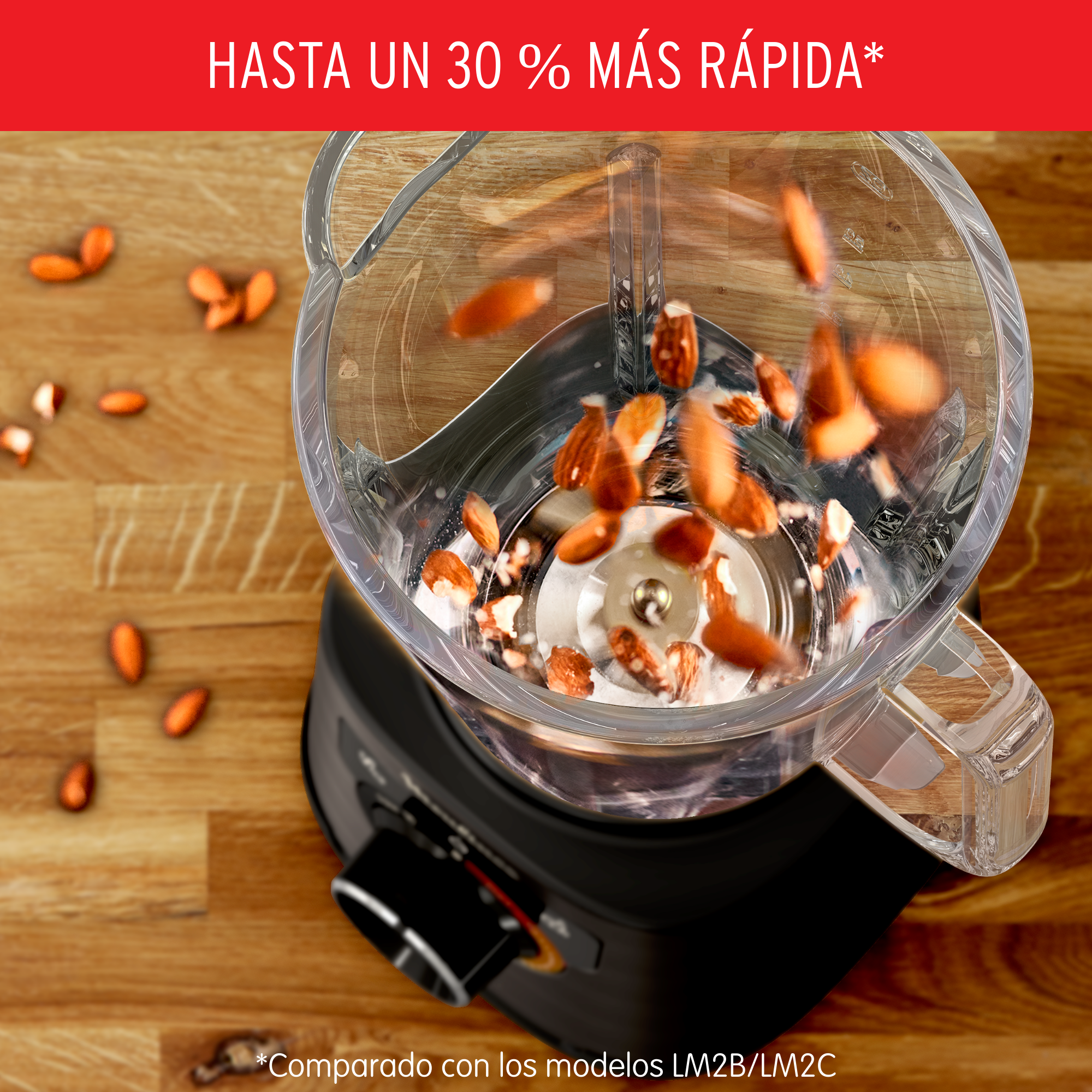 Perfectmix +, Batidora de alta velocidad, 1200 W, Negra