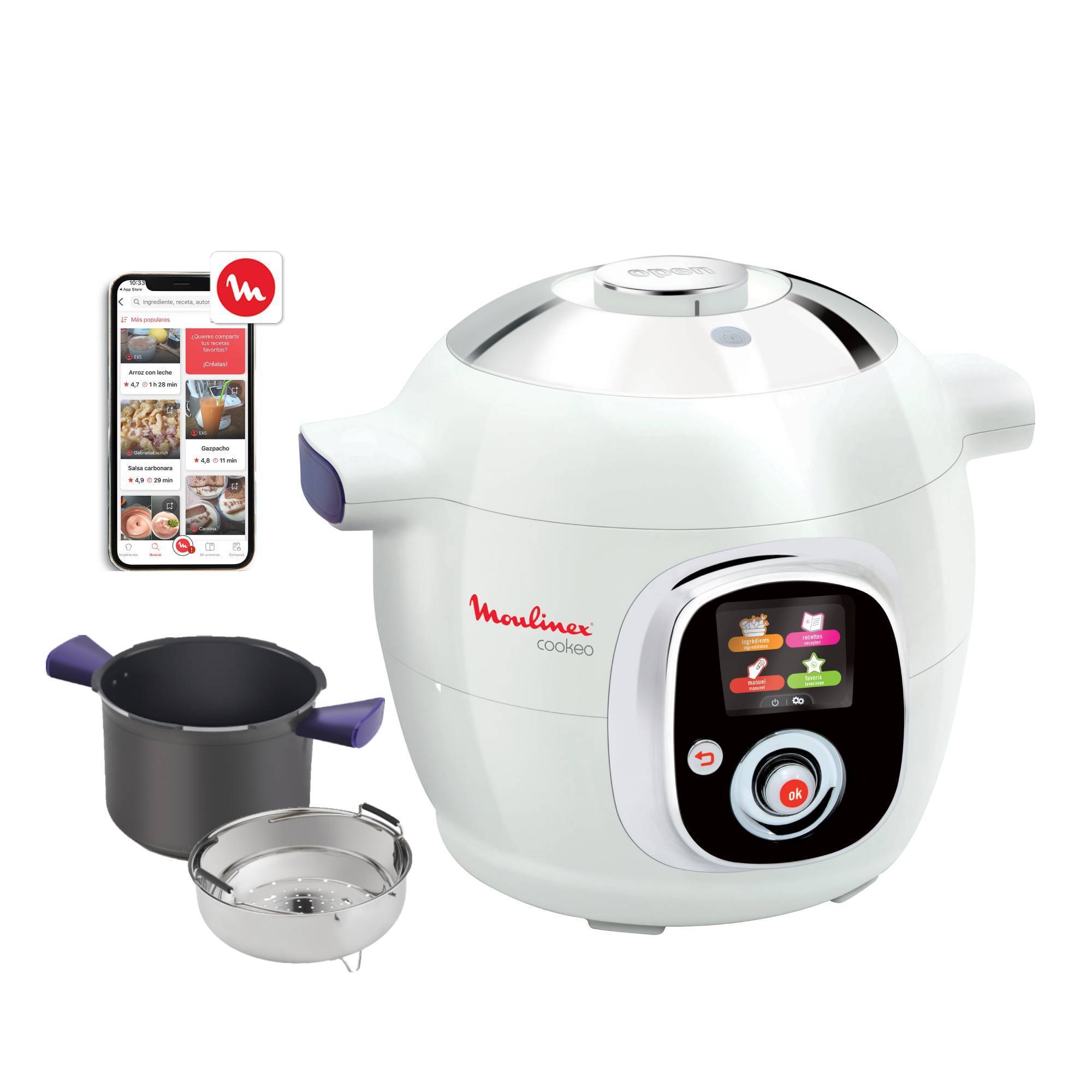 COOKEO 6 L - 100 RECETAS INCLUIDAS