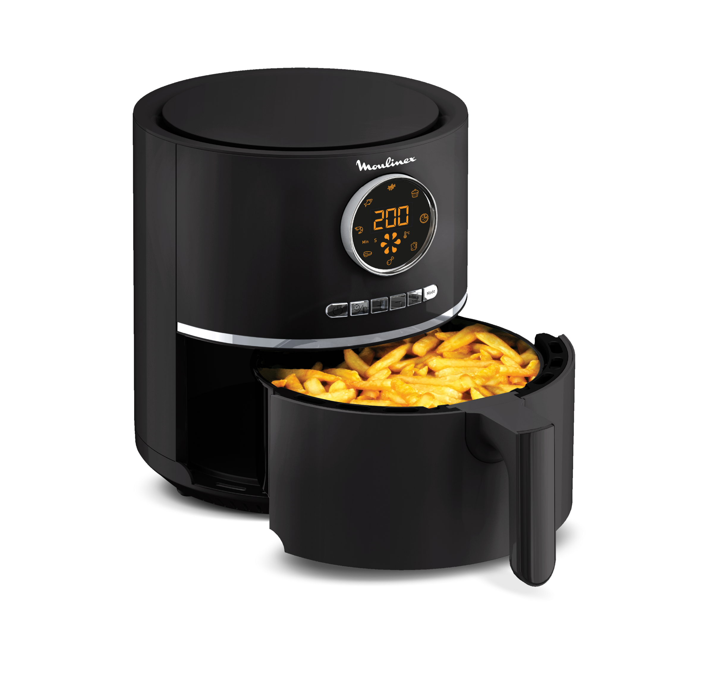 Ultra Fry, Freidora de aire, 4,2L, Digital, Negra