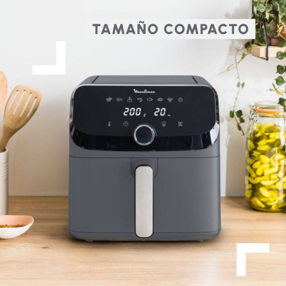 Easy Fry Mega, Freidora de aire, Capacidad Extragrande de 7 L, 8 Programas