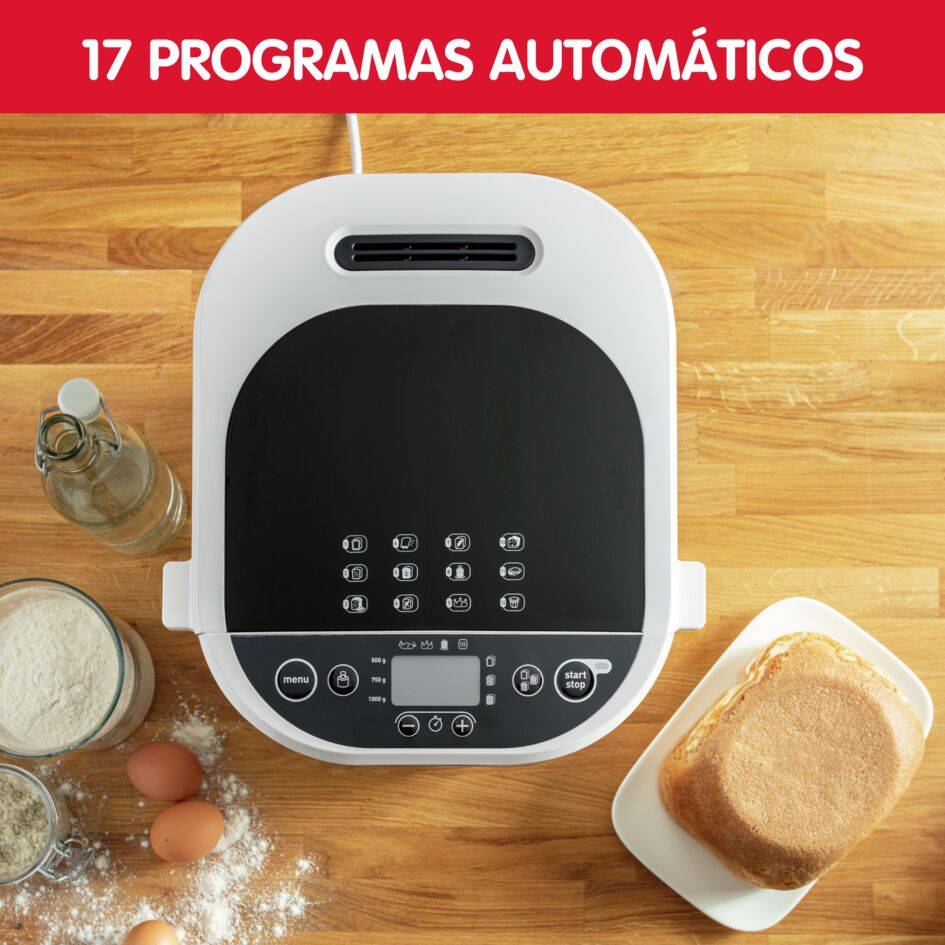Pain Doré, Panificadora, 1 kg, 12 programas, 720 W, Pan casero