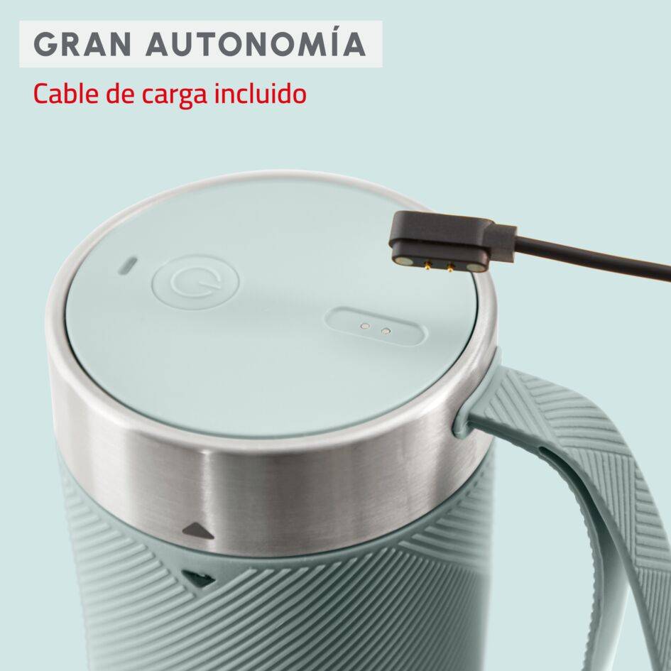 Lightmix, Batidora portátil, 300 ml, Potente, Ligera, Azul