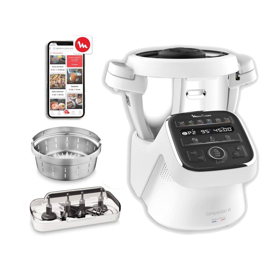 Companion XL, Robot de Cocina, 4,5L, 12 Programas, Blanco