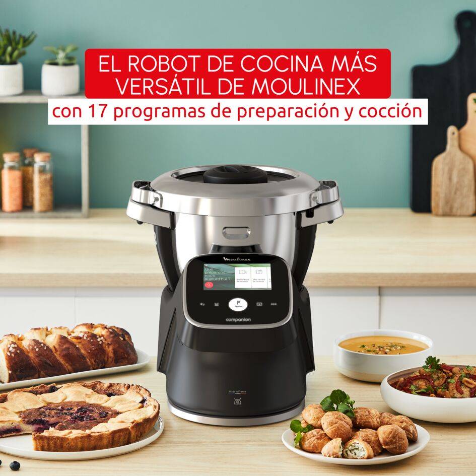 i-Companion Touch Pro con extensión Air fryer, Capacidad 3L, 17 programas + 4 adicionales, Accesorios adicionales y aptos para lavavajillas, Negro
