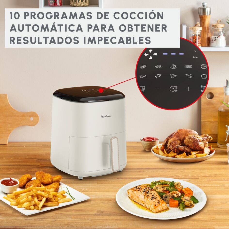 Easy Fry Max, Freidora de aire, 5 L, Blanco roto