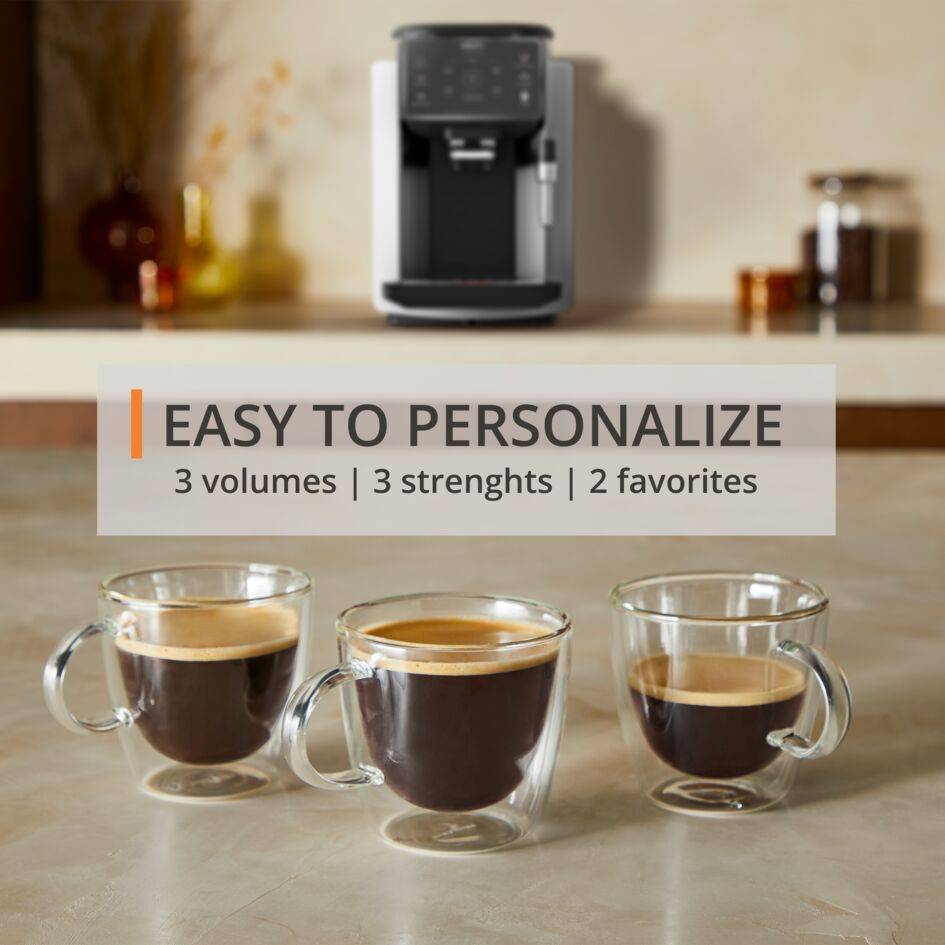 Sensation, Cafetera Superautomática, Panel táctil, 5 recetas automáticas, Espumador de leche