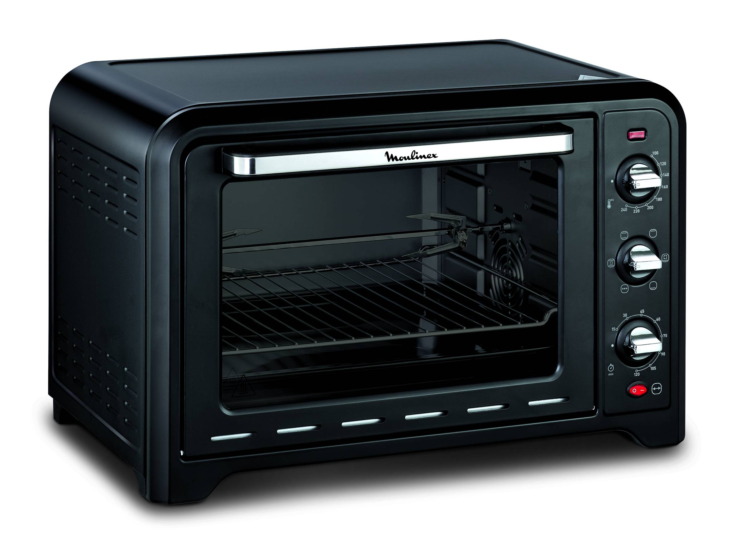 Optimo, Horno de convección, 39 L, 7 modos de cocción, Negro