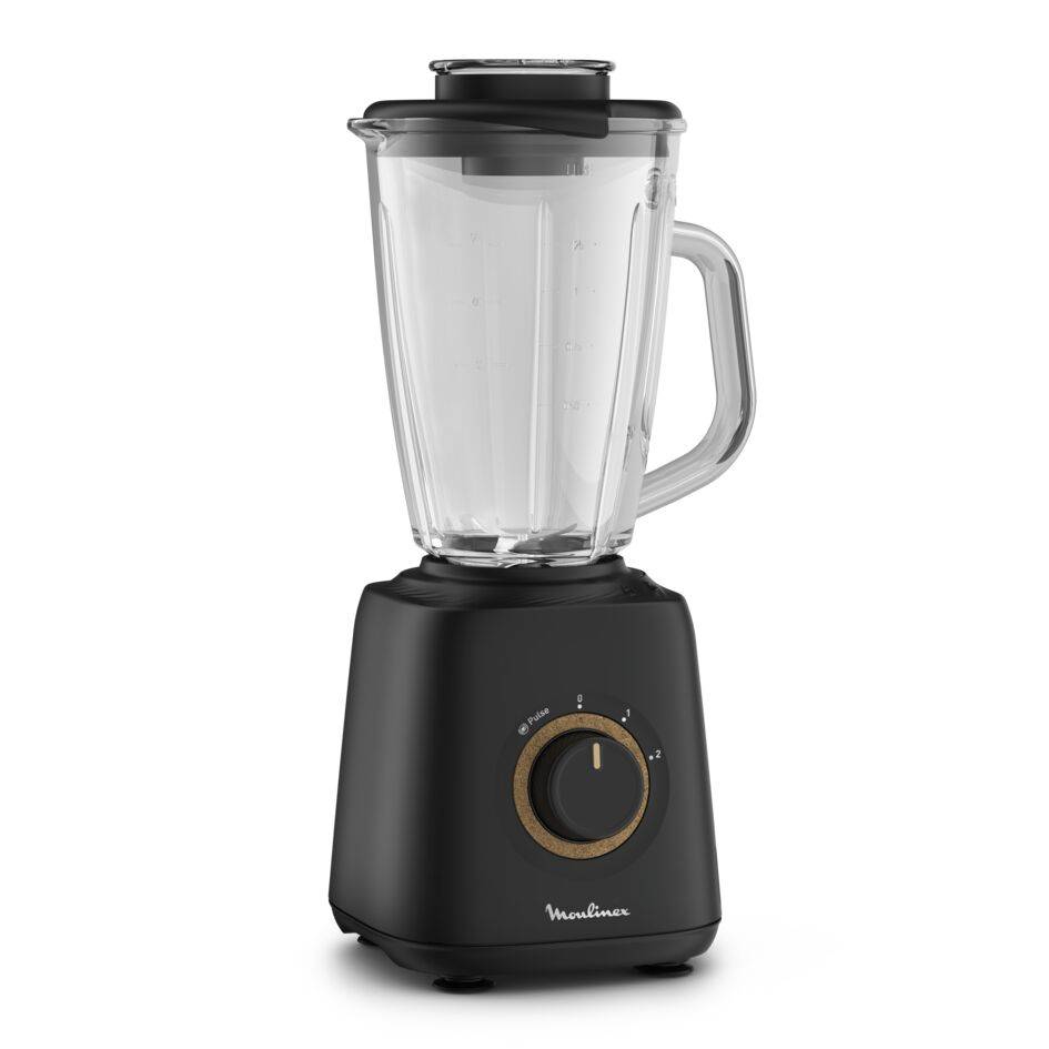 Eco Respect, Batidora de vaso,&nbsp;Diseño ecológico, Materiales reciclables, 1,75L, 4 cuchillas, 800W, Negro