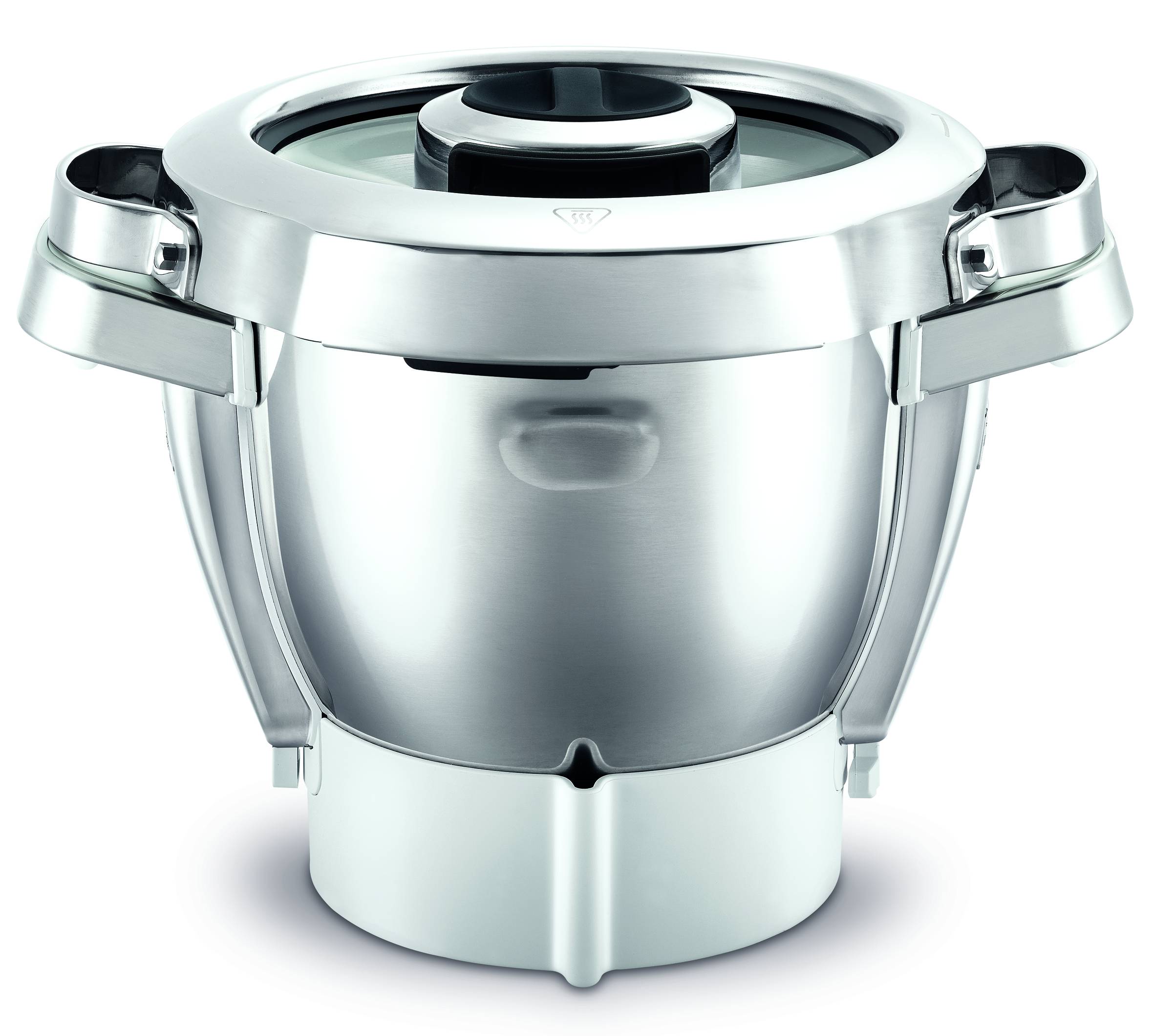 Bol con tapa de acero inoxidable