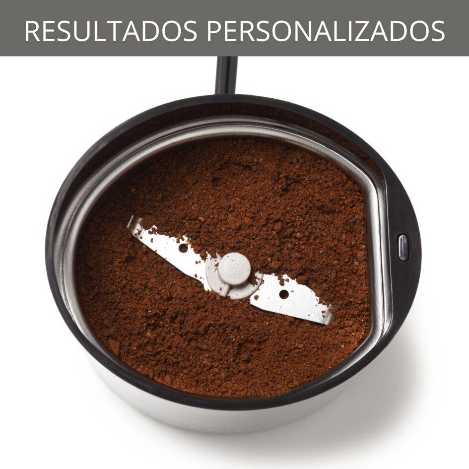Molinillo de Café Eléctrico, 200W, Cuchillas de Acero Inoxidable, Molido Rápido y Uniforme, Capacidad 75 g, Fácil de Usar, Seguro y Versátil