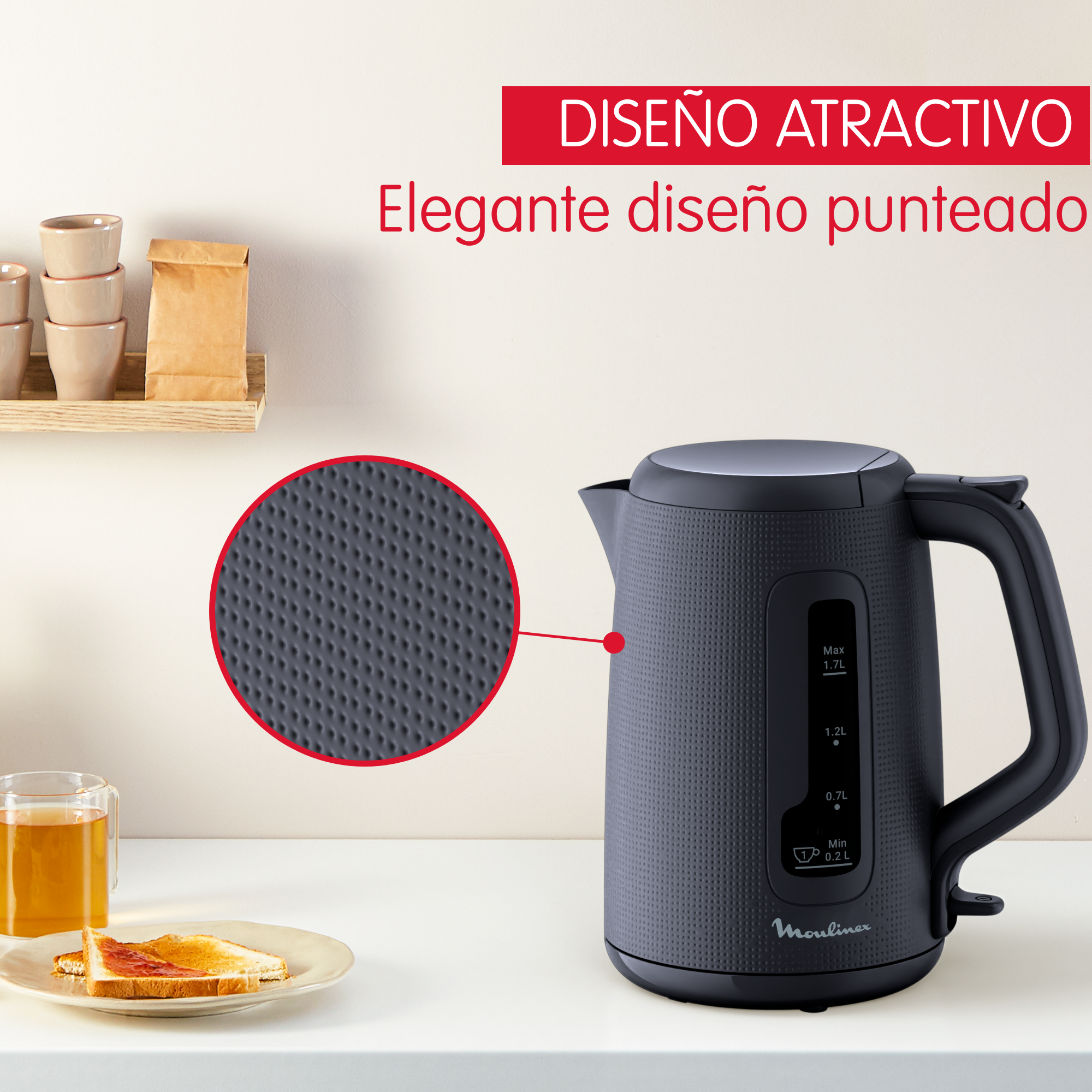 Morning, Hervidor, 1,7 L, Azul oscuro