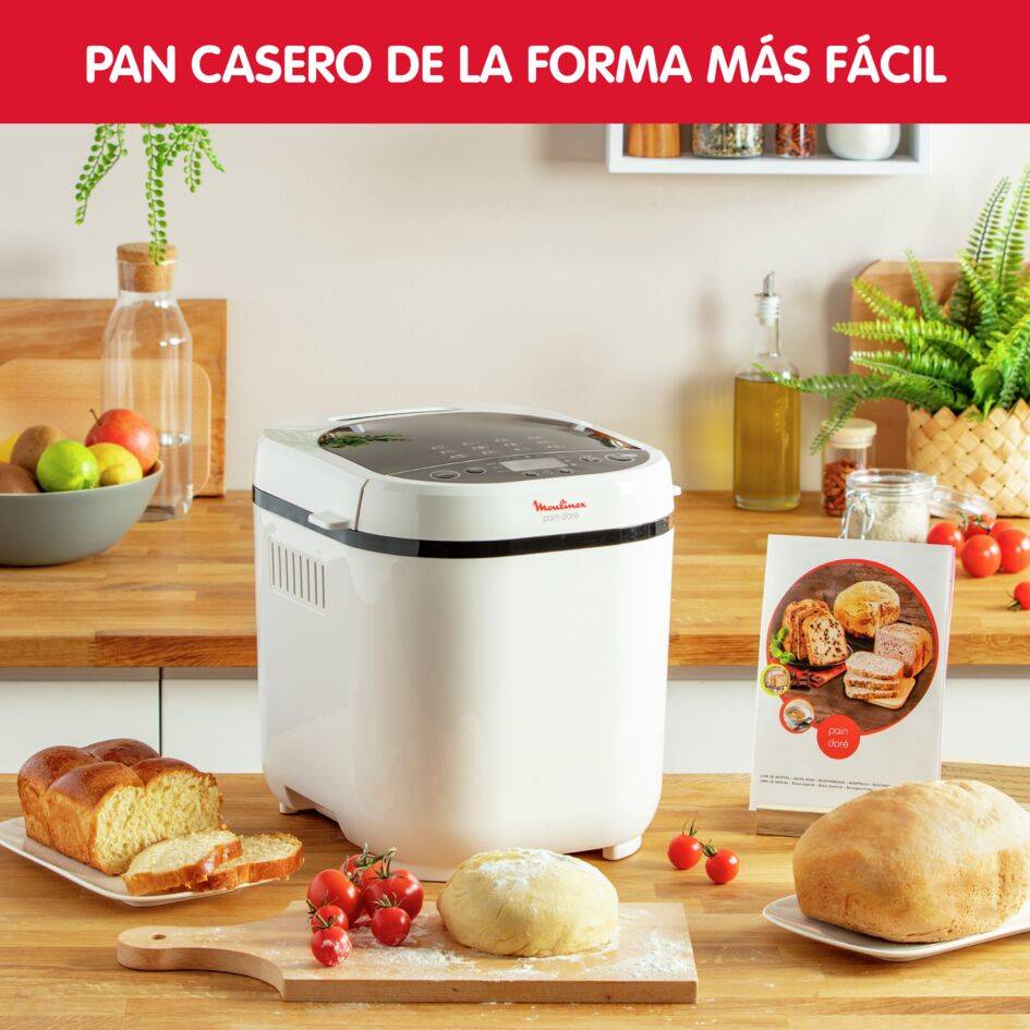 Pain Doré, Panificadora, 1 kg, 12 programas, 720 W, Pan casero