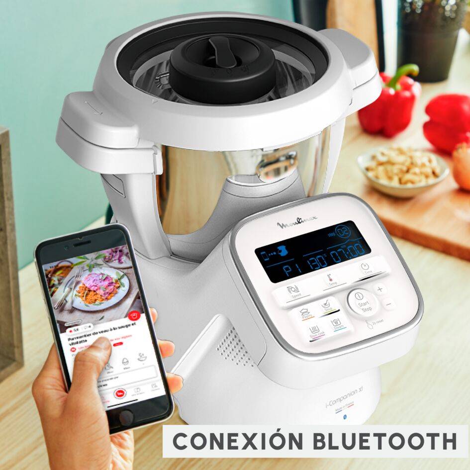 iCompanion XL, Robot de cocina, 3 L,&nbsp;1500 W, 4 Programas Automáticos,  Conexión Bluetooth