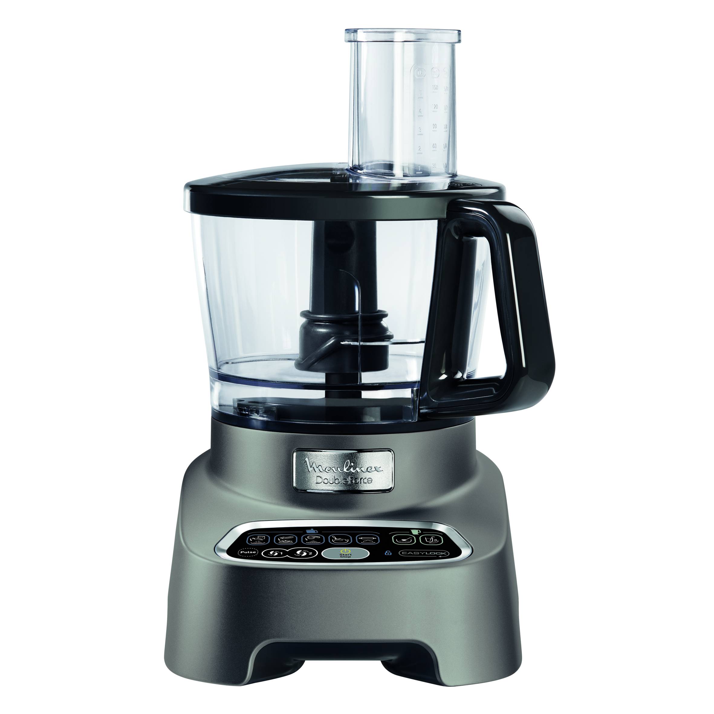 DoubleForce, Procesador de alimentos multifunción, 2 opciones de potencia de motor, Batidora para elaborar smoothies y batidos, 10 accesorios