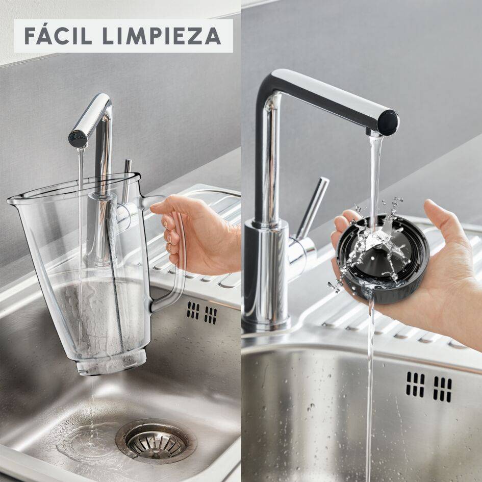 Blendforce, Batidora de vaso, 1,75 L, 800W, Controles intuitivos, Diseño innovador