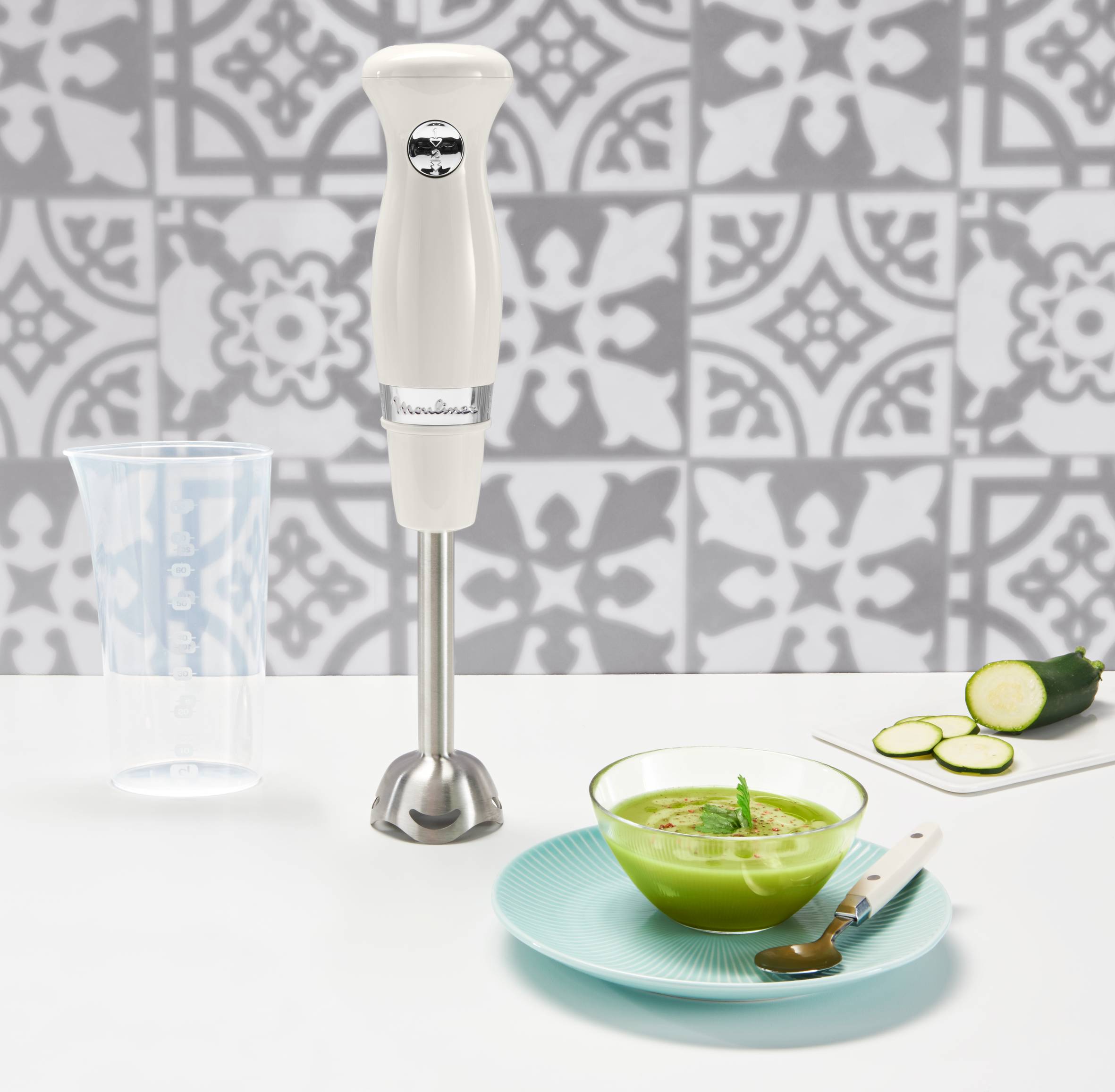 BATIDORA DE MANO SOLEIL 450 W MARFIL