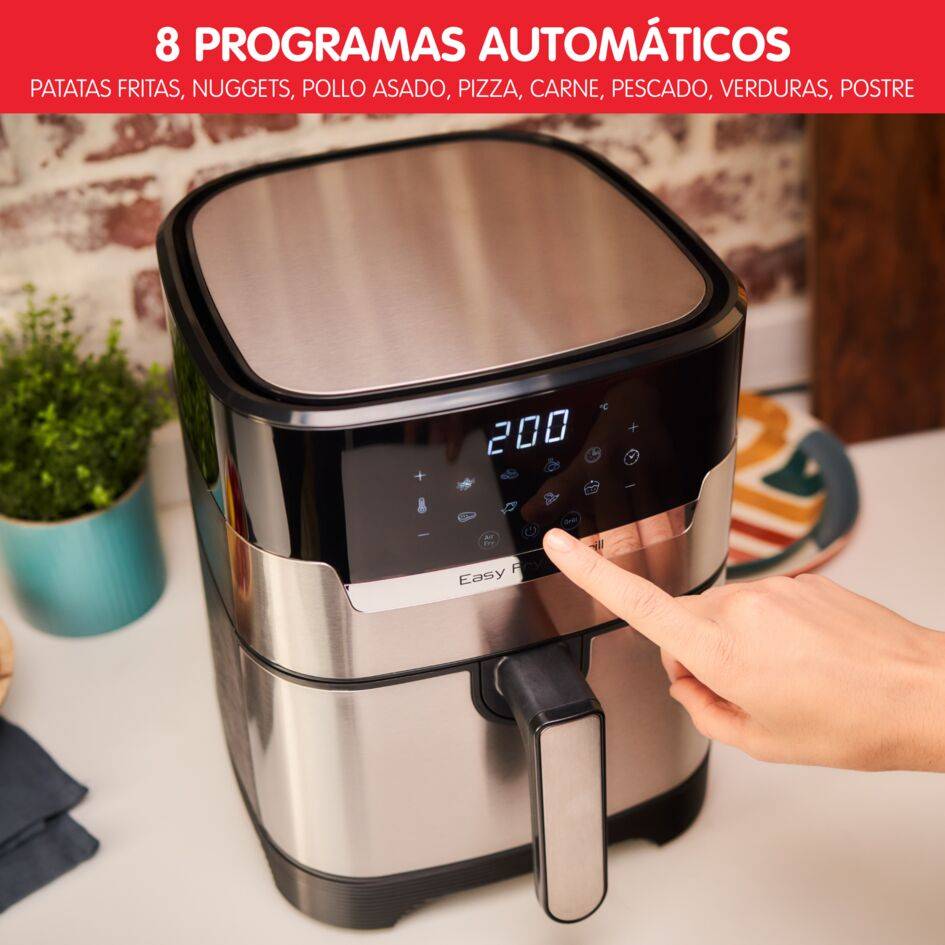 Easy Fry & Grill , Freidora de Aire, 4,2L, Digital, Inox