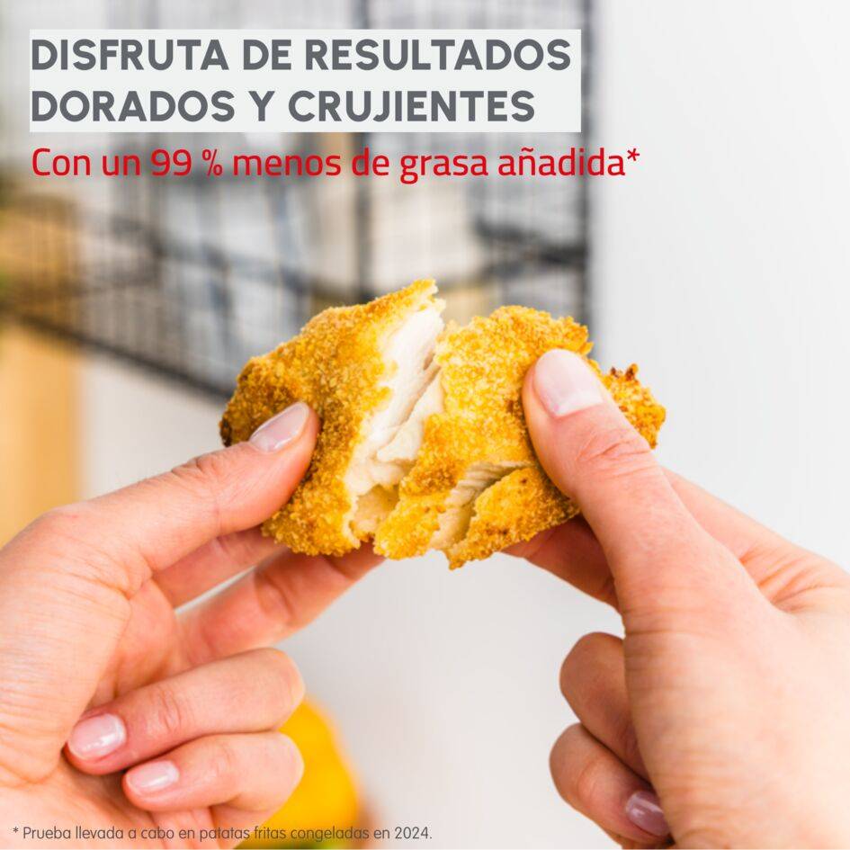 Easy Fry Max EcoDesign, Freidora de aire, 1500 W, 5 L, Panel Digital, Rejilla extraíble, Diseño ecorresponsable, Verde