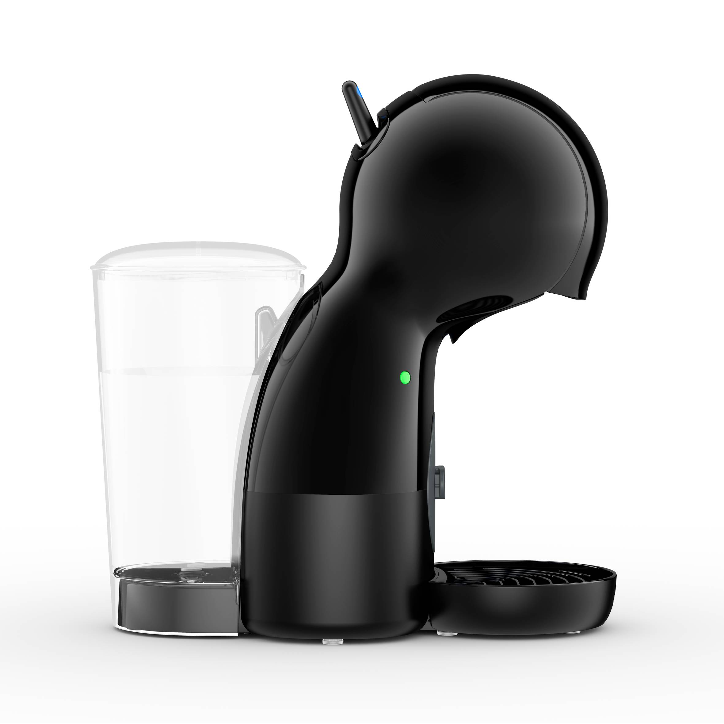 Piccolo Xs, Cafetera de cápsulas multibebida, 3 Packs Espresso DOPPIO, 15 bares, Bebidas frías y calientes, Negra y Gris