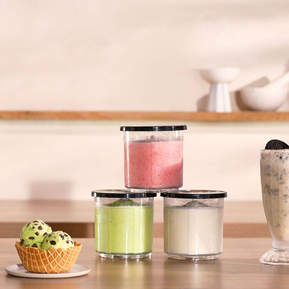 3 cuencos de 480 mL con tapas XF60W0F0