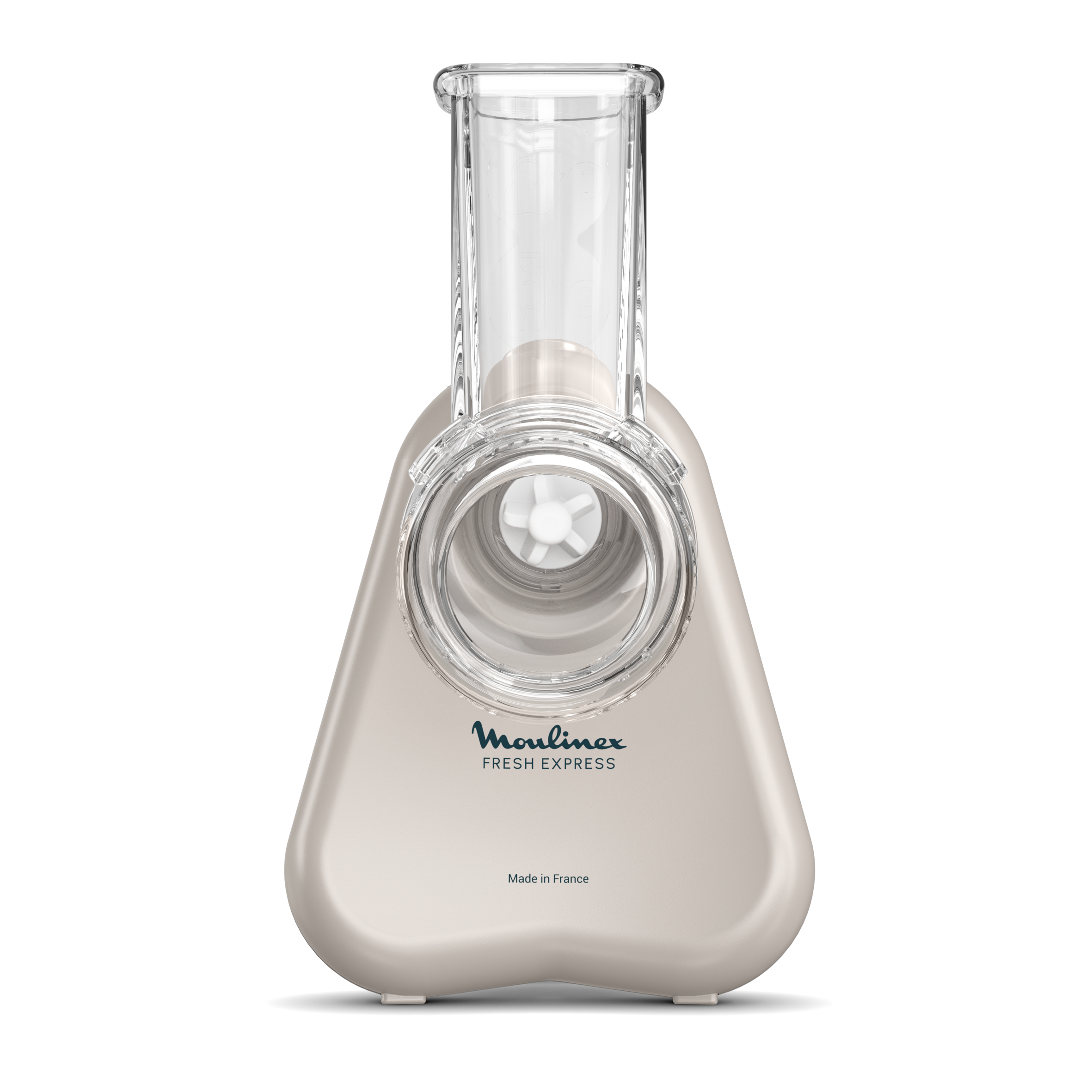 Fresh Express, Trituradora de verduras eléctrica, Sistema de extracción directa, Tritura-rebana-ralla, Gris claro