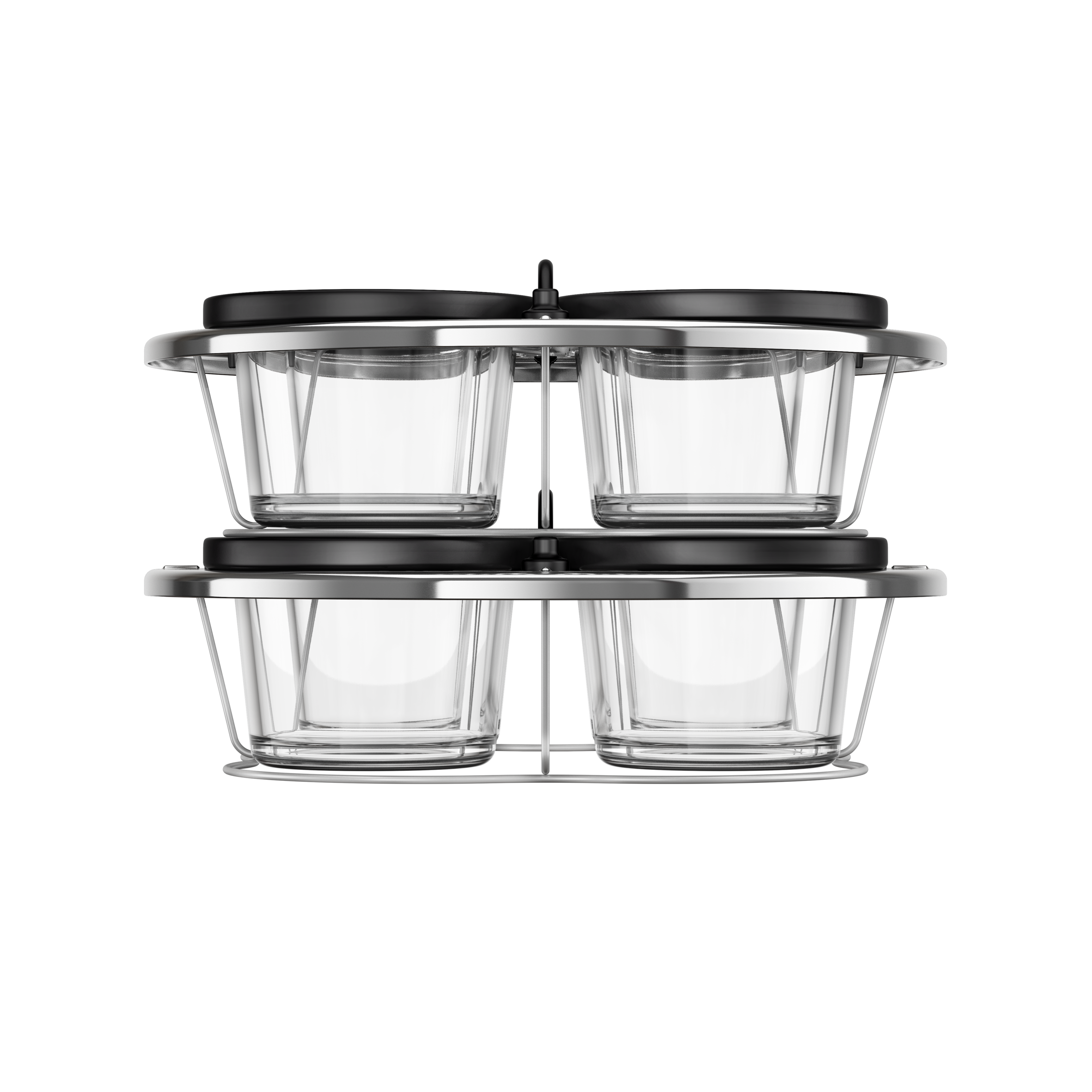 Set de 8 frascos, accesorio para aparato de cocina multifuncional Cookeo, manipulación sencilla XA6140E21